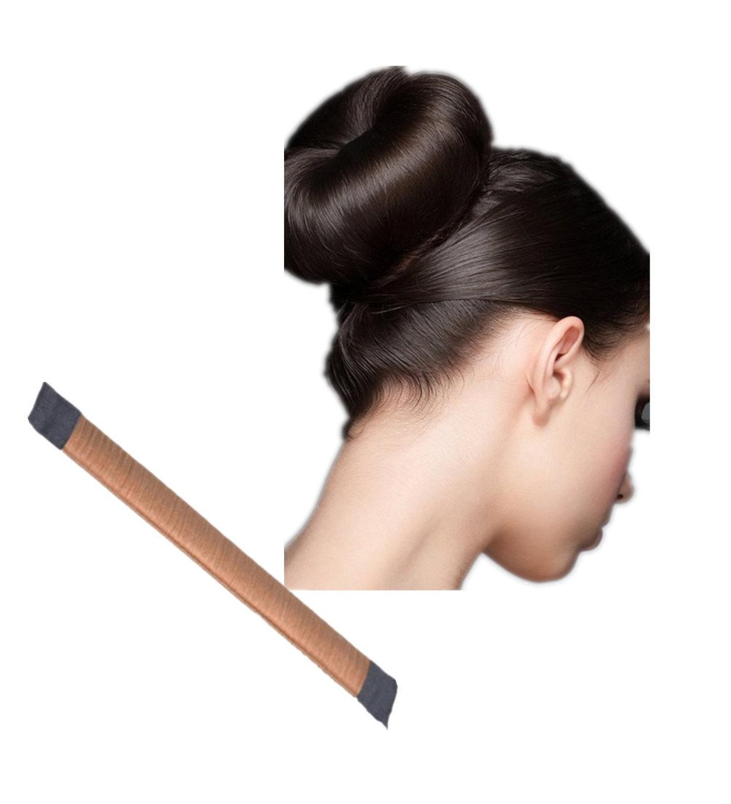 Demarkt Knotenring Groß Dutted Pillow Hair Knot Roll Gold Hair Donut Shaper & Bun Maker for Effortless Hairstyles - Buy Online on GoSupps.com