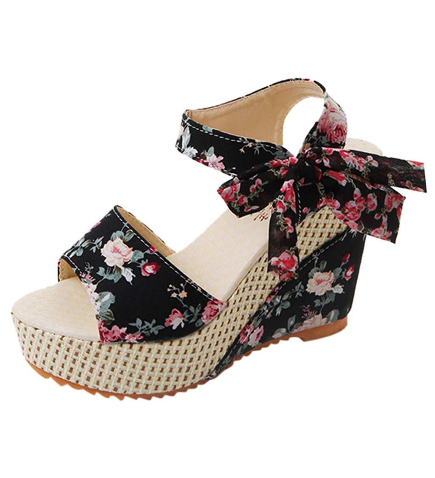 Pink Gladiator Platform Sandals for Women - Stylish Flat & Wedge Soled Summer Shoes - Buy Online on GoSupps.com