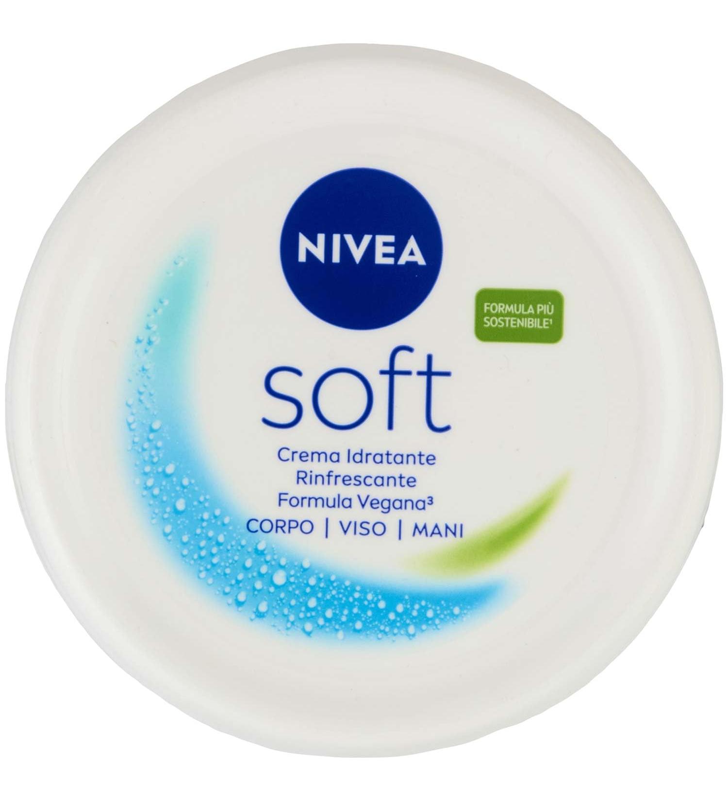Beiersdorf NIVEA Soft multifunctional cream 1 x 300 ml moisturizing and refreshing cream for face body and hands quickly absorbed enriched with vitamin E and jojoba oil - Buy Online on GoSupps.com