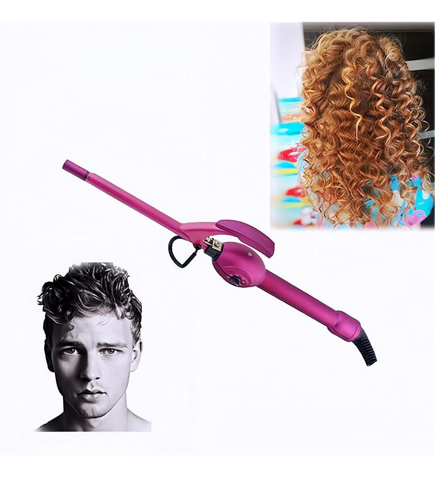 Deep Curly Curling Wand | 3/8 Inch Mini Barrel Iron for All Hair Types - Ideal for Men Women & Kids - Buy Online on GoSupps.com