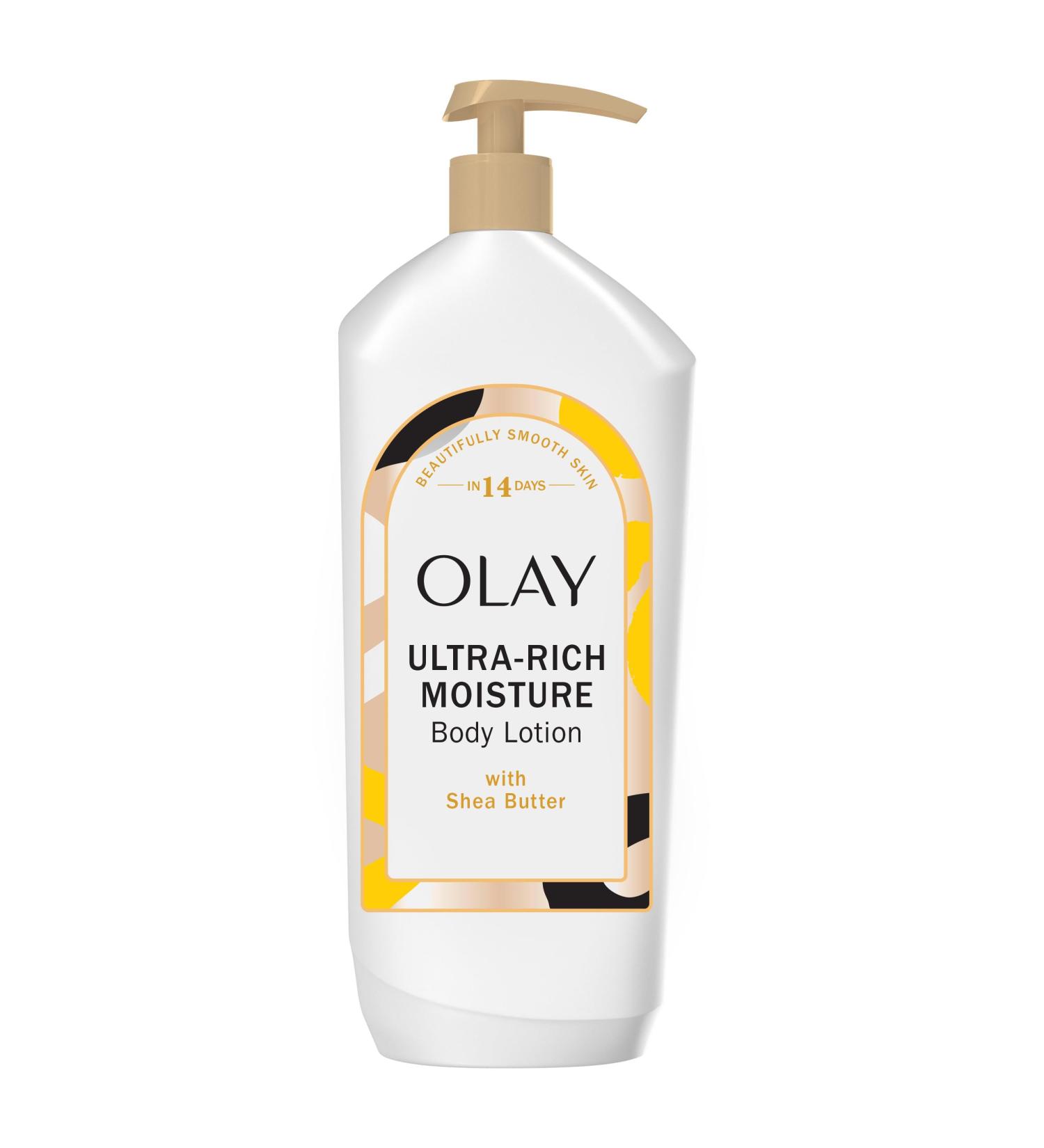 Shop Olay Ultra Rich Moisture Body Lotion for Women - Hydrating Instant Absorption Vitamin B3 & Shea Butter 18 fl oz - International Shipping - Buy Online on GoSupps.com