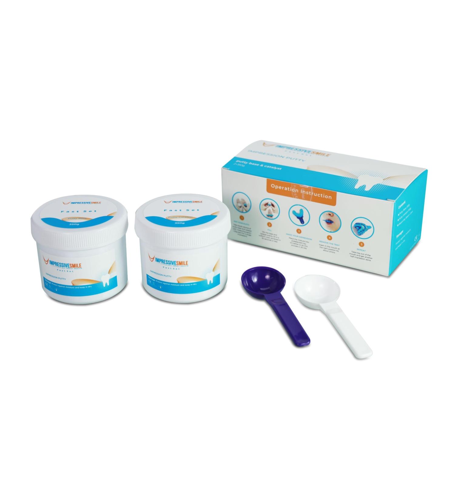 Impressive Smile VPS Putty Fast Set 350 mL - Premium Dental Impression Material for International Shipping - Buy Online on GoSupps.com