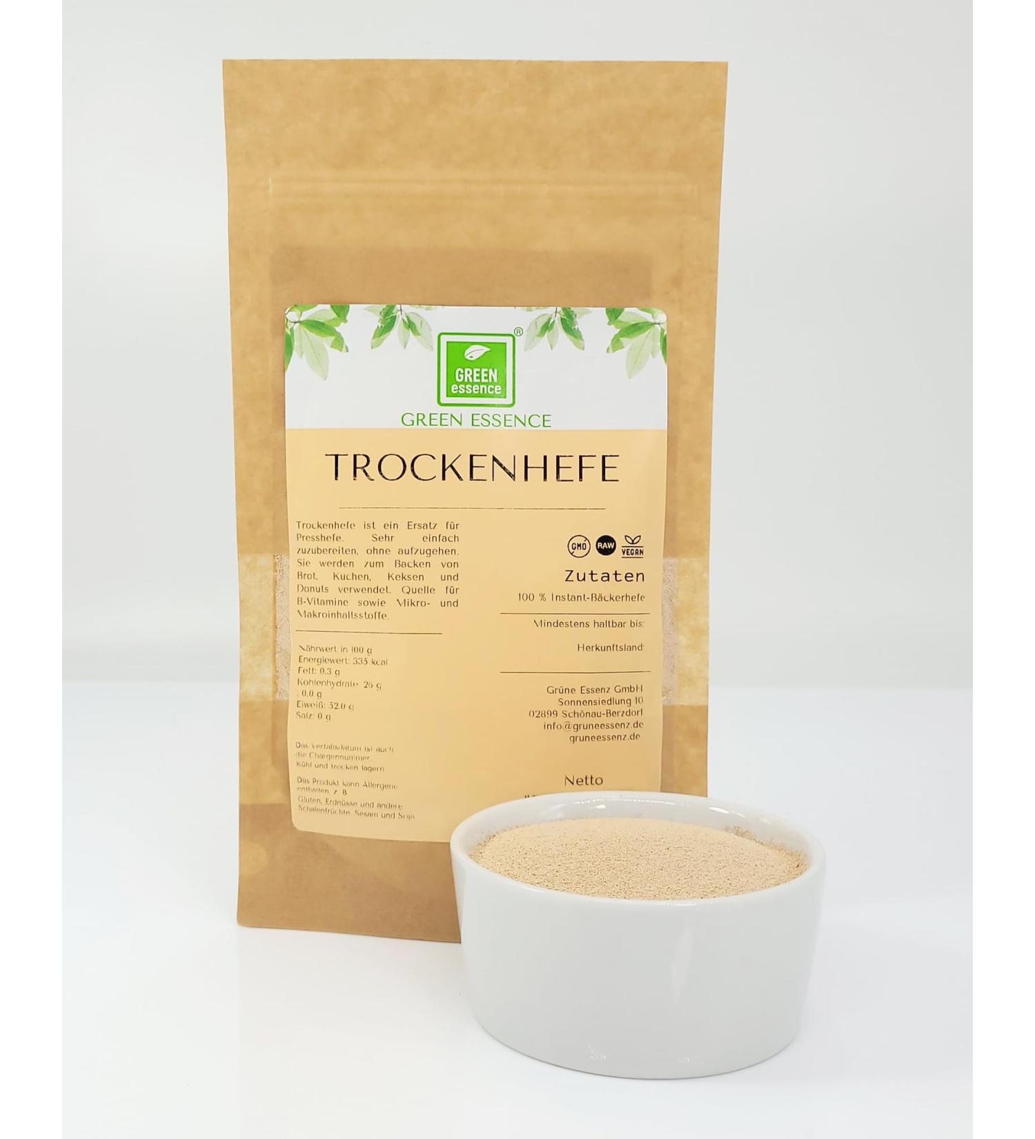 Buy Instant Dry Yeast 500g for Bread & Pizza - Vegan & Vegetarian - Green Essence - Buy Online on GoSupps.com
