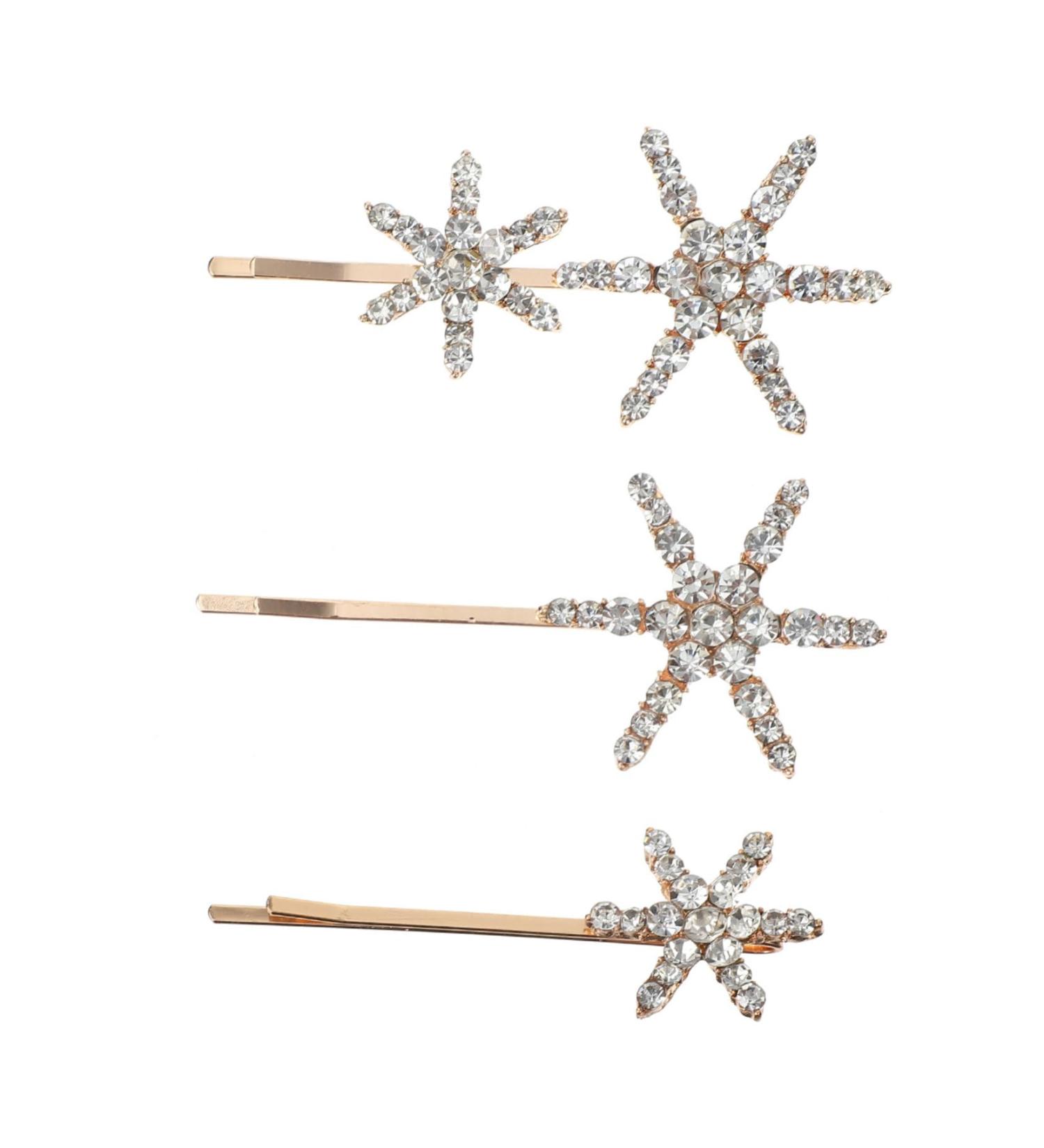 FRCOLOR 2 Sets Star Hairpin Rhinestone Hair Clips Hairpins for Hair Pin Hair Barrettes Rhinestones Star Barrette Hair Accessories for Stars Barrette Star Hair Clip European Style - Buy Online on GoSupps.com