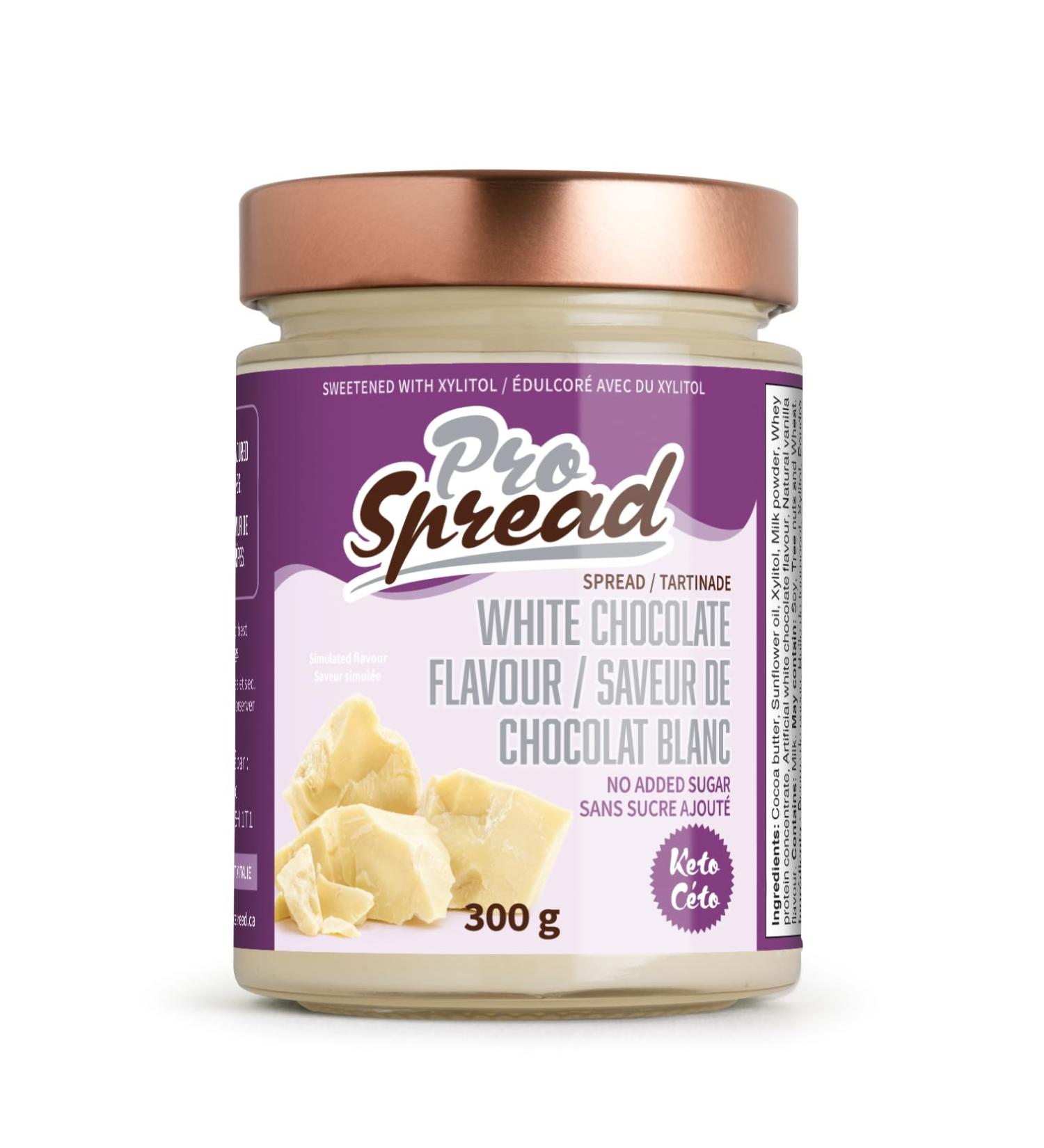 ProSpread High Protein Keto White Chocolate Spread 300g - Buy Online on GoSupps.com