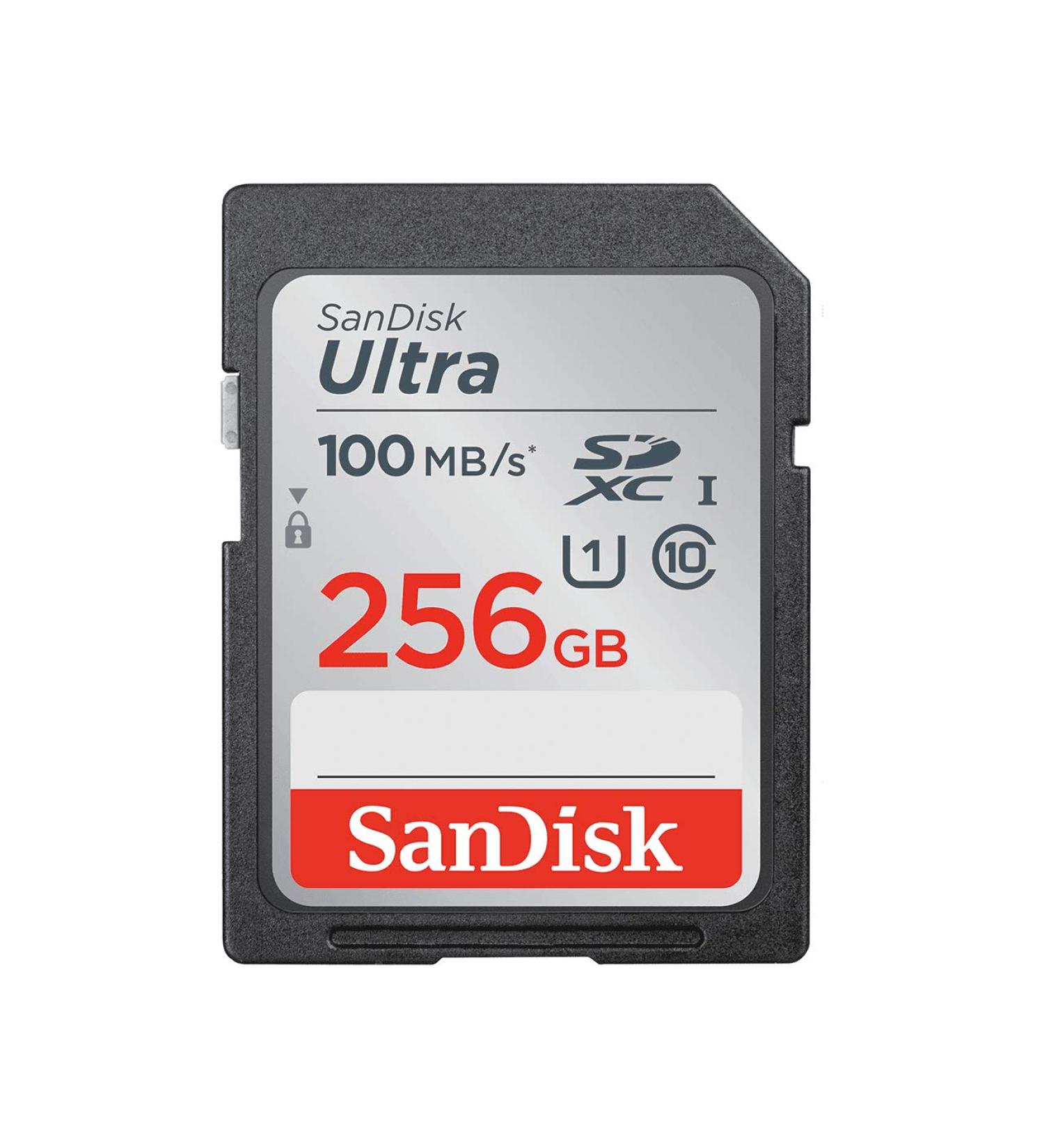 SanDisk 256GB Ultra SDXC UHS-I Memory Card - 100MB/s - C10 U1 - Full HD - SDSDUNR-256G-GN6IN - Buy Online on GoSupps.com