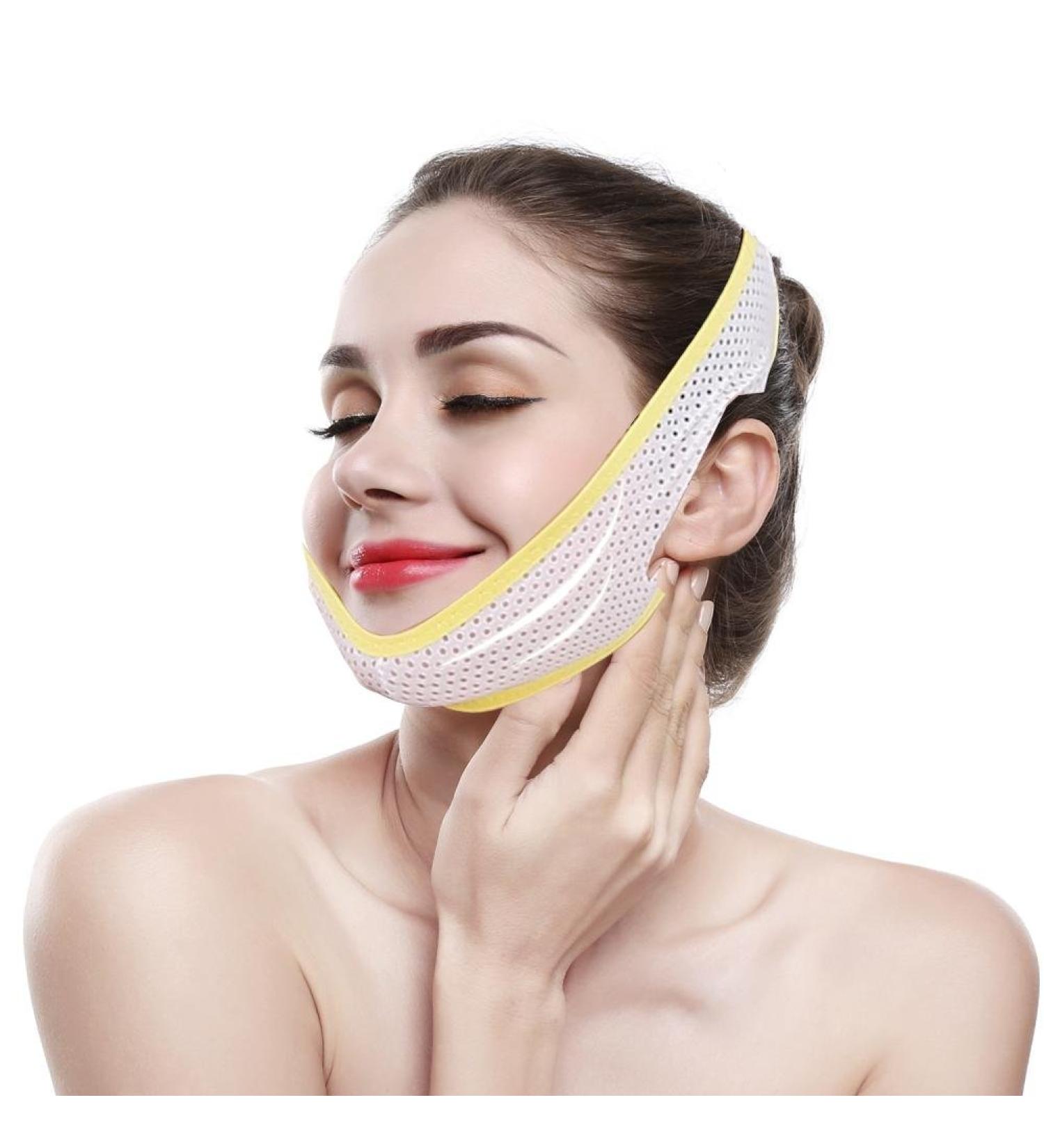 Face Bandage Facial Slimming Mask Belt | Double Chin Reducer & V-Line Anti-Wrinkle Care | International Shipping - Buy Online on GoSupps.com