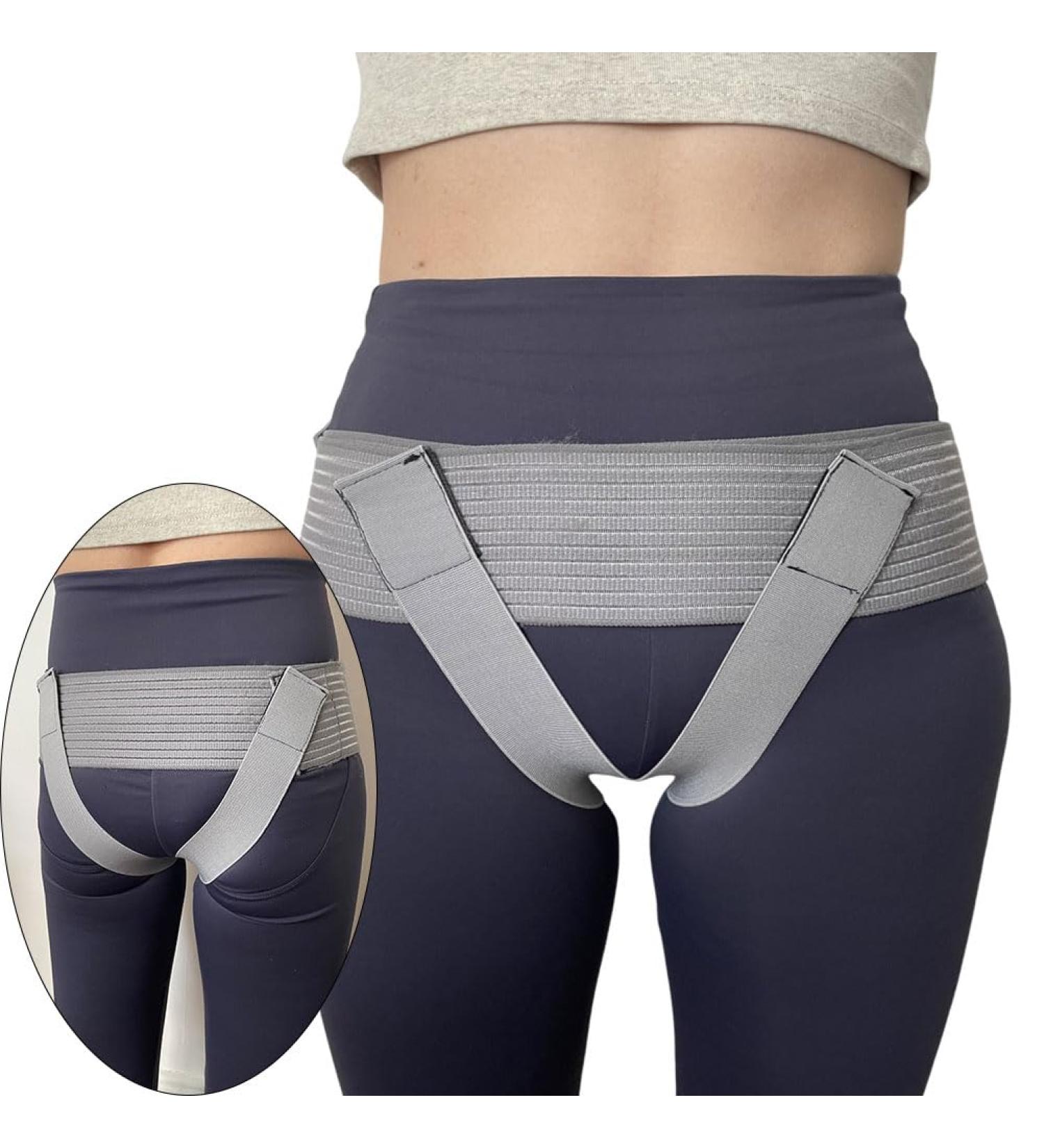 V-Shaped Pelvic Support Belt for Postpartum Care | Abdominal Belt for Bladder & Uterine Prolapse | Grey - Buy Online on GoSupps.com