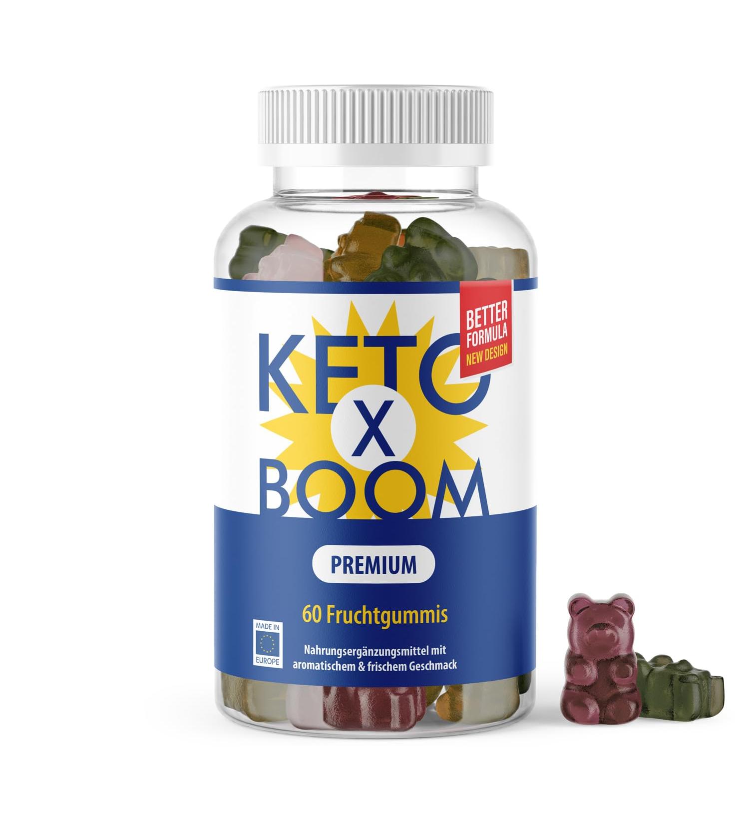 Buy Ketoxboom Gummies - 60 Fruit Gummies | Natural Plant Flavor | Fast International Shipping - Buy Online on GoSupps.com