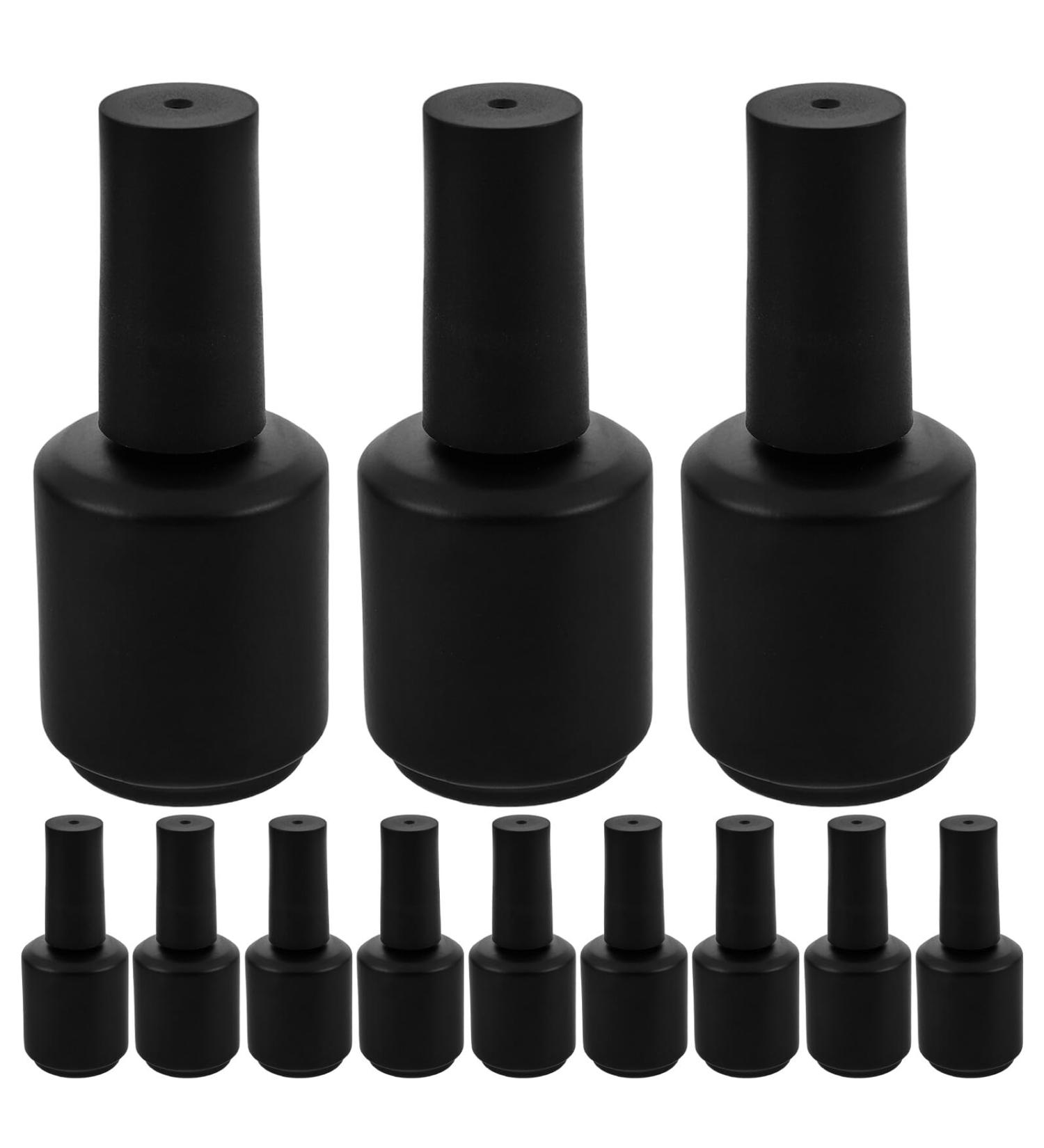 Mikinona Lot de 12 Flacons de Vernis Ongles Vides 15 Ml Bouteilles en Verre Mat Anti-lumi re R cipients Compacts pour Nail Art Diy Accessoires Manucure Voyage Pot Ongles Gel Vide - Buy Online on GoSupps.com