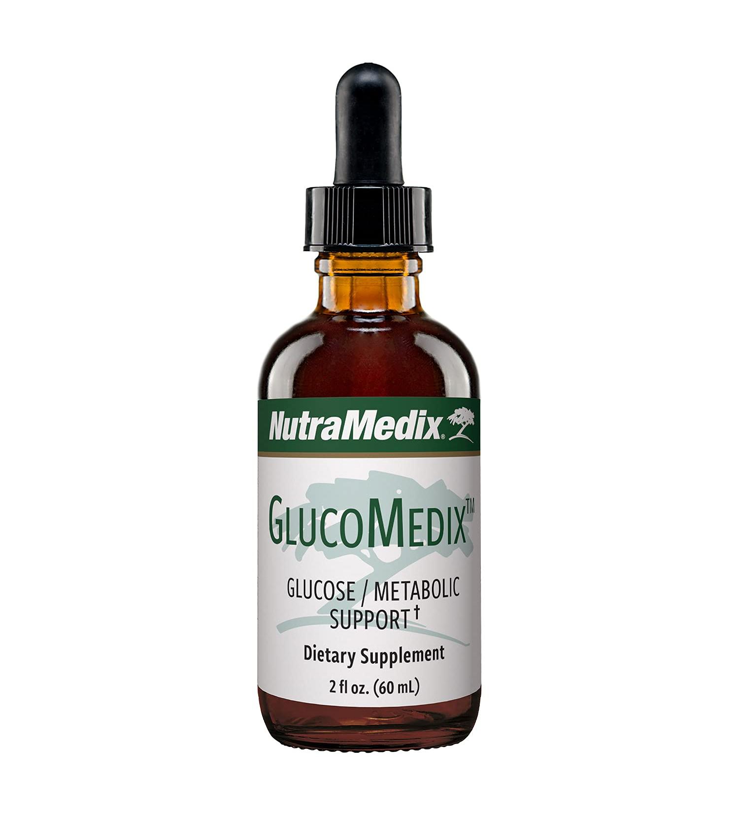 NutraMedix GlucoMedix - Glucose & Metabolic Support | 2 oz (60 ml) - Buy Online on GoSupps.com