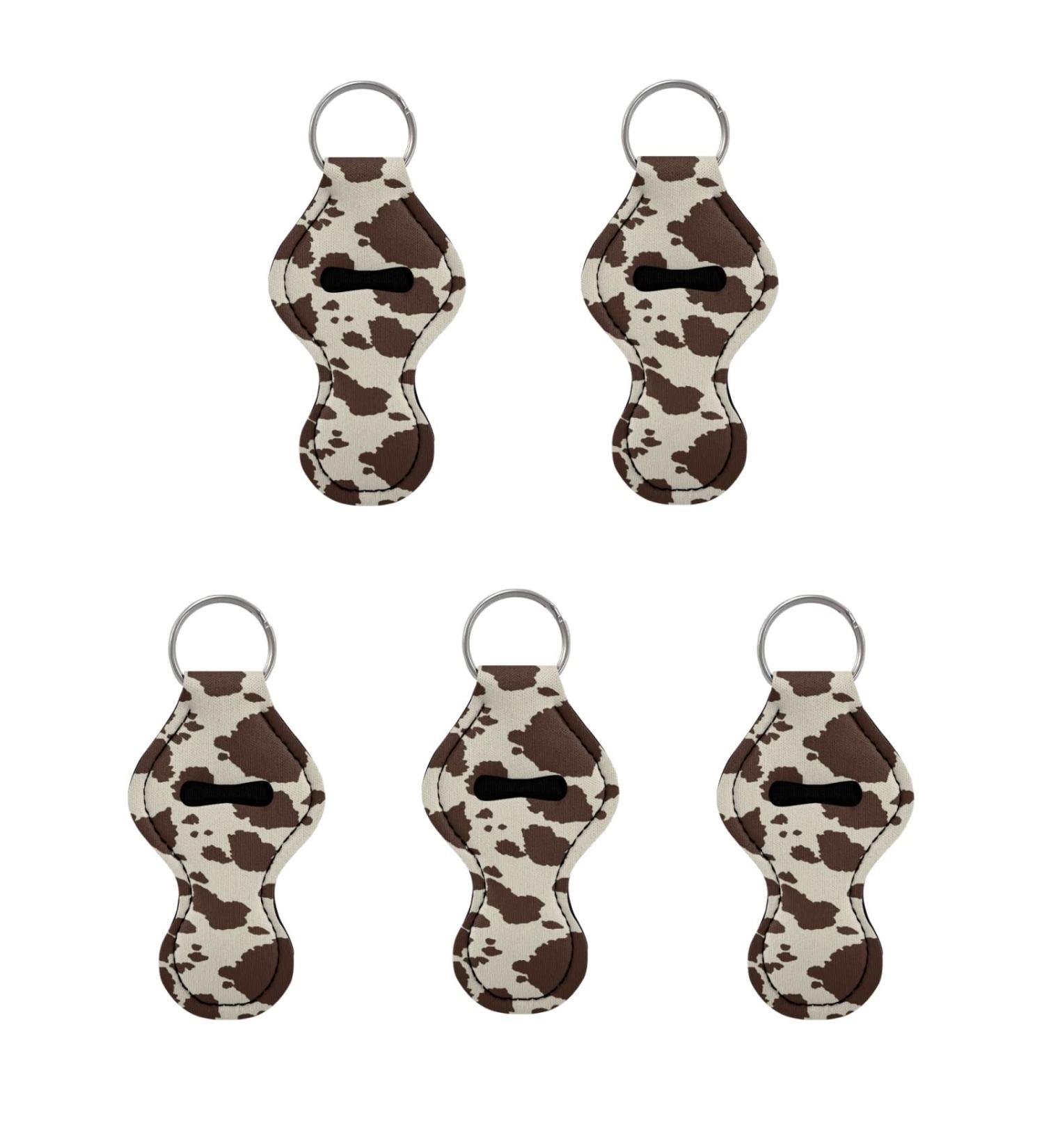 SCRAWLGOD 5 Pack Neoprene Lip Liner Holder for Women and Girls Brown Cow - Buy Online on GoSupps.com