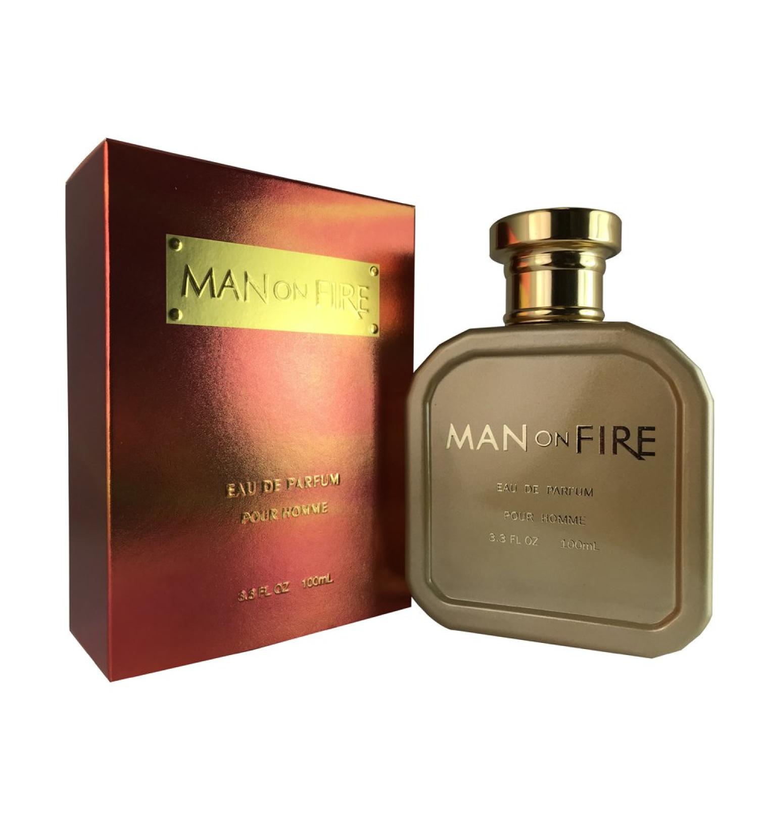 YZY Man On Fire Pour Homme Eau de Parfum Spray 3.3 Ounce