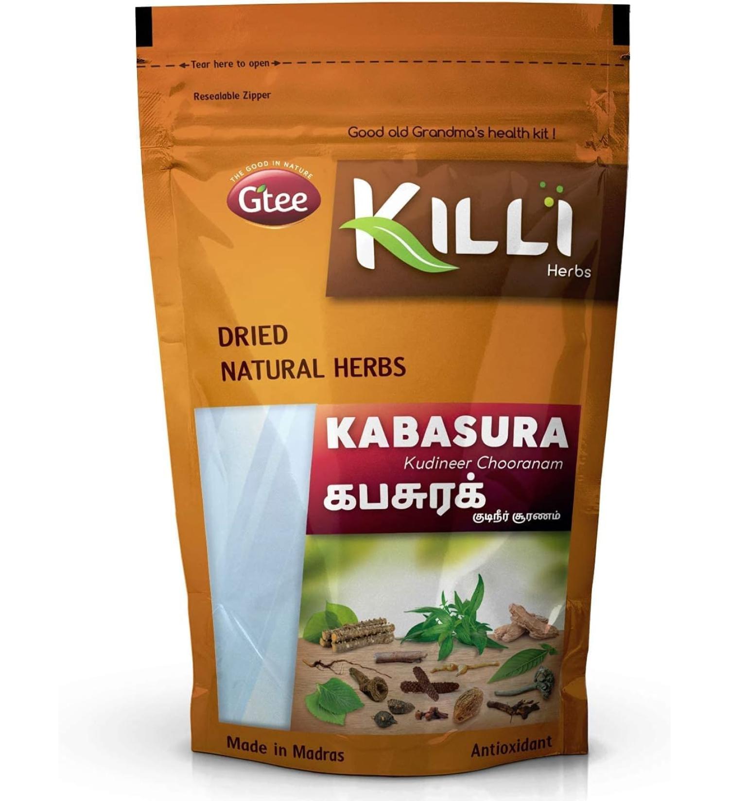 KILLI Kabasura Kudineer Chooranam Ayush Siddha Powder 100g