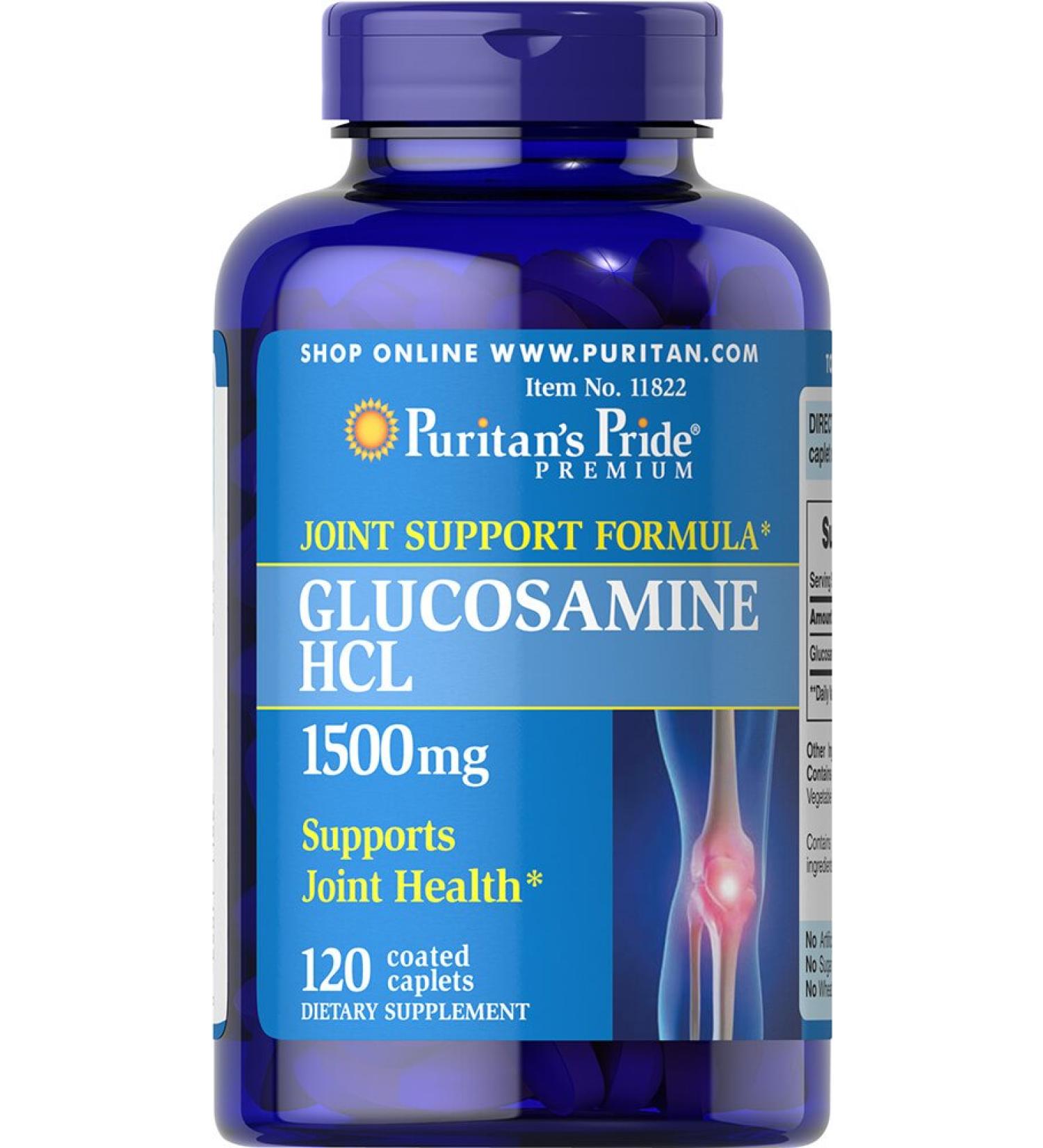 Puritan's Pride Glucosamine 1500 mg-120 Caplets (11822)