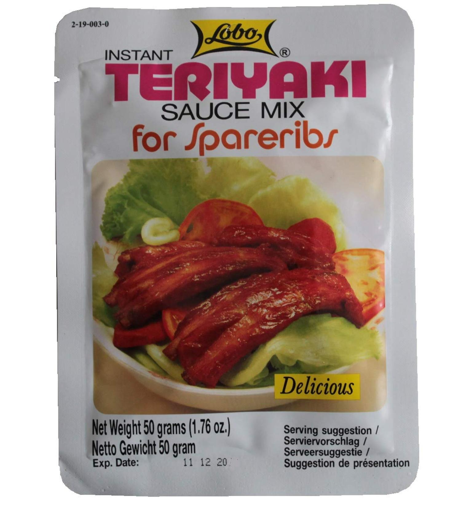 lobo Teriyaki Mix Sauce for Spareribs - LOBO 50 g