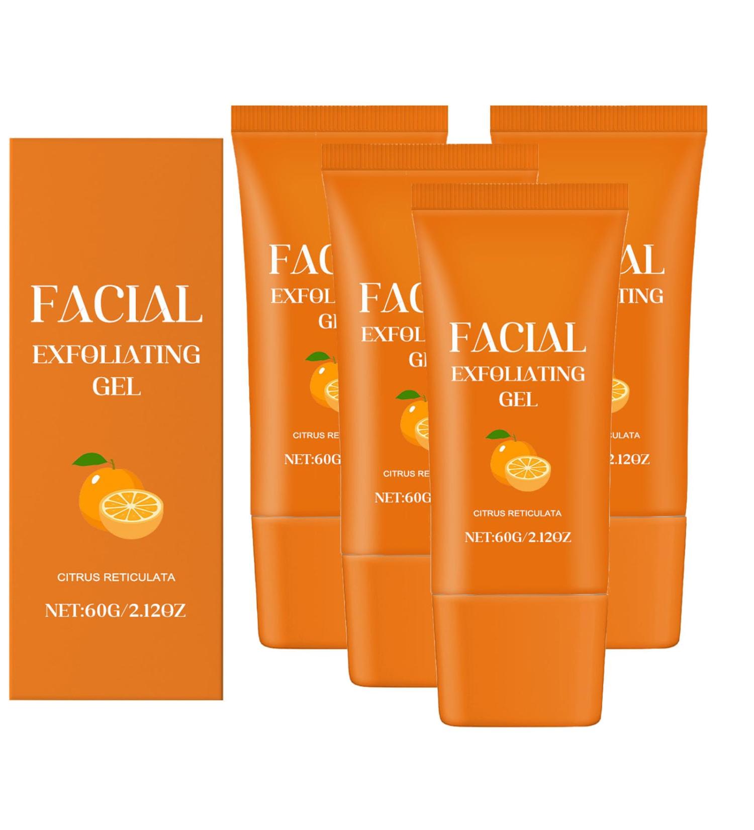  blmcoos Face Exfoliating Gel Orange Exfoliating Gel Body Peeling Dead Skin Removal for Radiant Complexion Orange Enzyme Moisturizing Face Scrub Refine Pores (4) - Buy Online on GoSupps.com