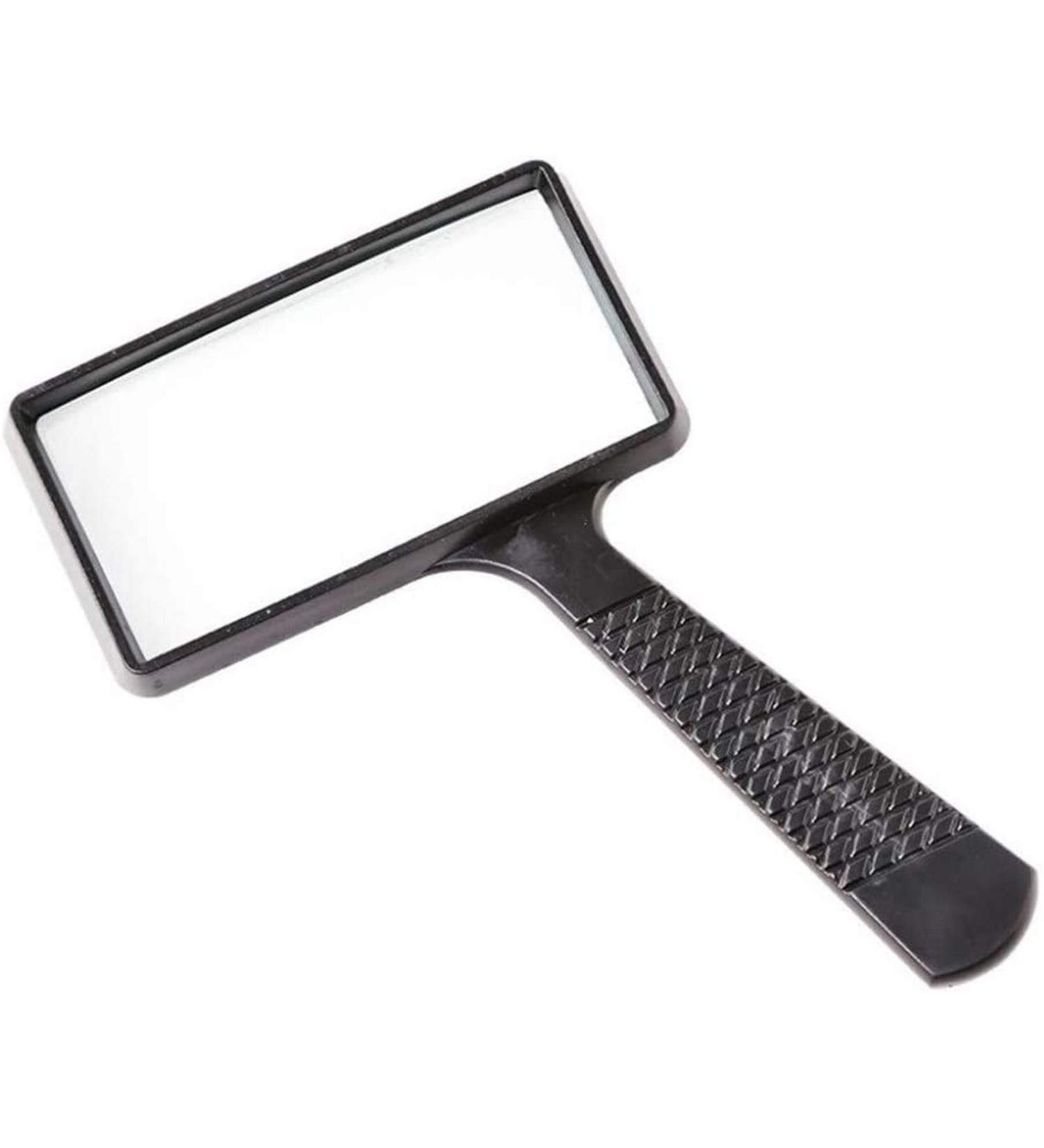 10x Rectangular Handheld Reading Magnifie Loupe for Reading Newspaper Map Jewellery Better Life - Buy Online on GoSupps.com