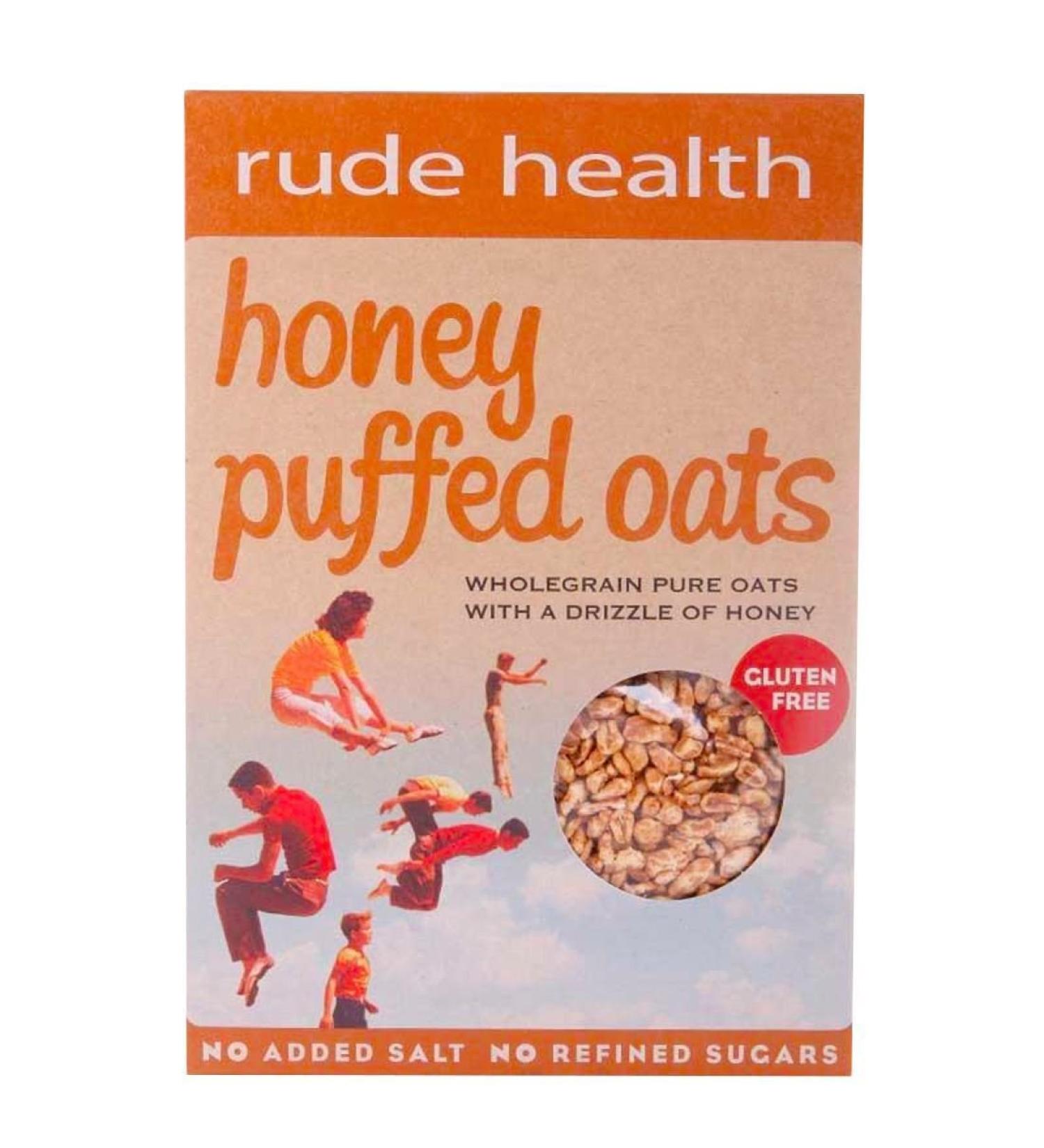 Rude Health Foods | Honey Puffed Oats | 3 x 240g - Buy Online on GoSupps.com