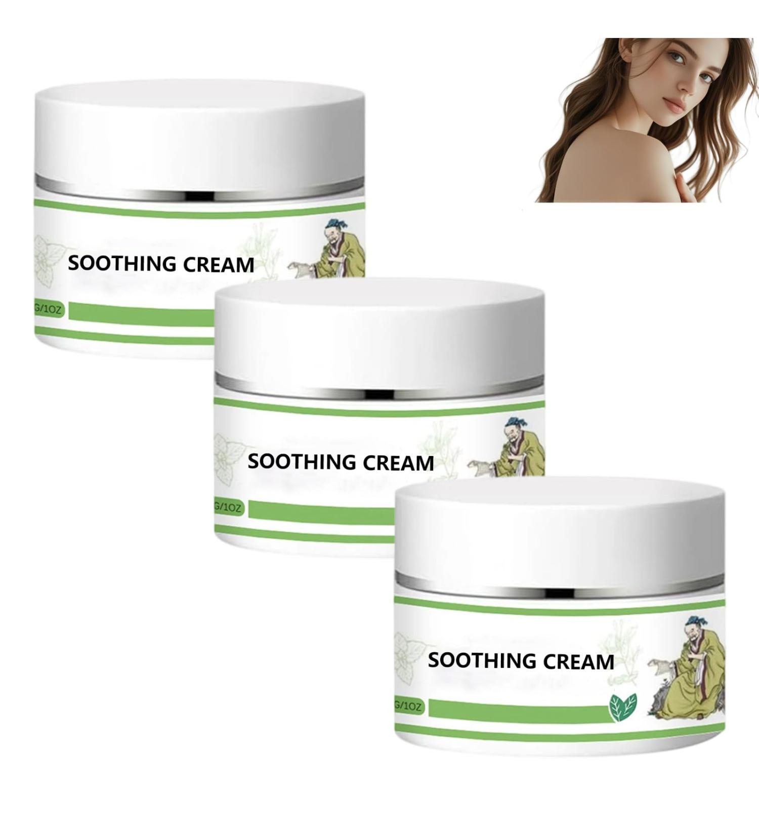 Cr me apaisante hydratante rafra chissante pour une peau confortable et protectrice formule naturelle pour peaux sensibles et s ches rafra chissante et hydratante nourrissante en profondeur (3pcs) - Buy Online on GoSupps.com