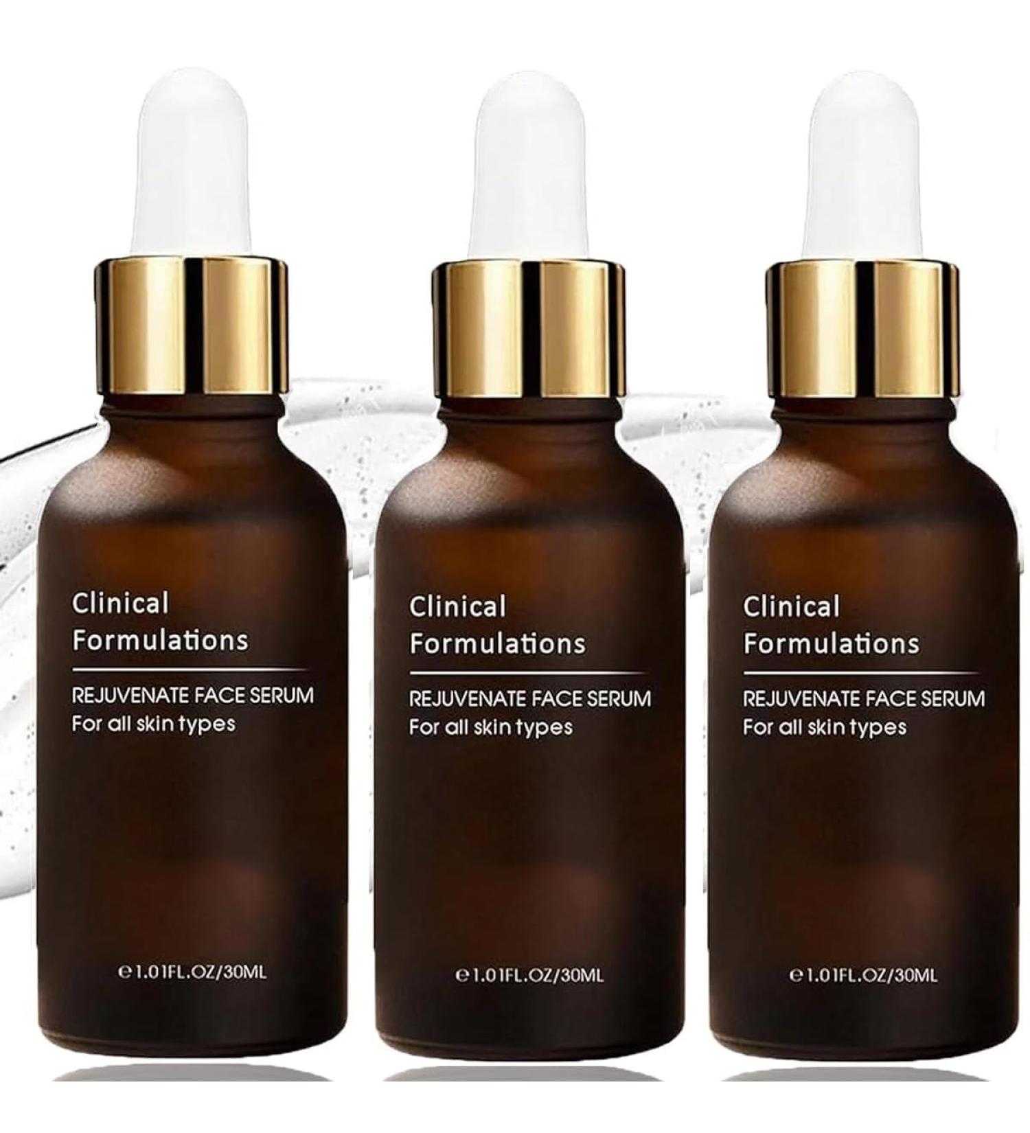 Rejuvenate Face Serum Face Serum Rejuvenate Skin Care Rejuvenate Resurfacing Face Serum Rejuvenation Anti Wrinkle and Remove Dark Spot Deeply Hydration(3pcs) - Buy Online on GoSupps.com