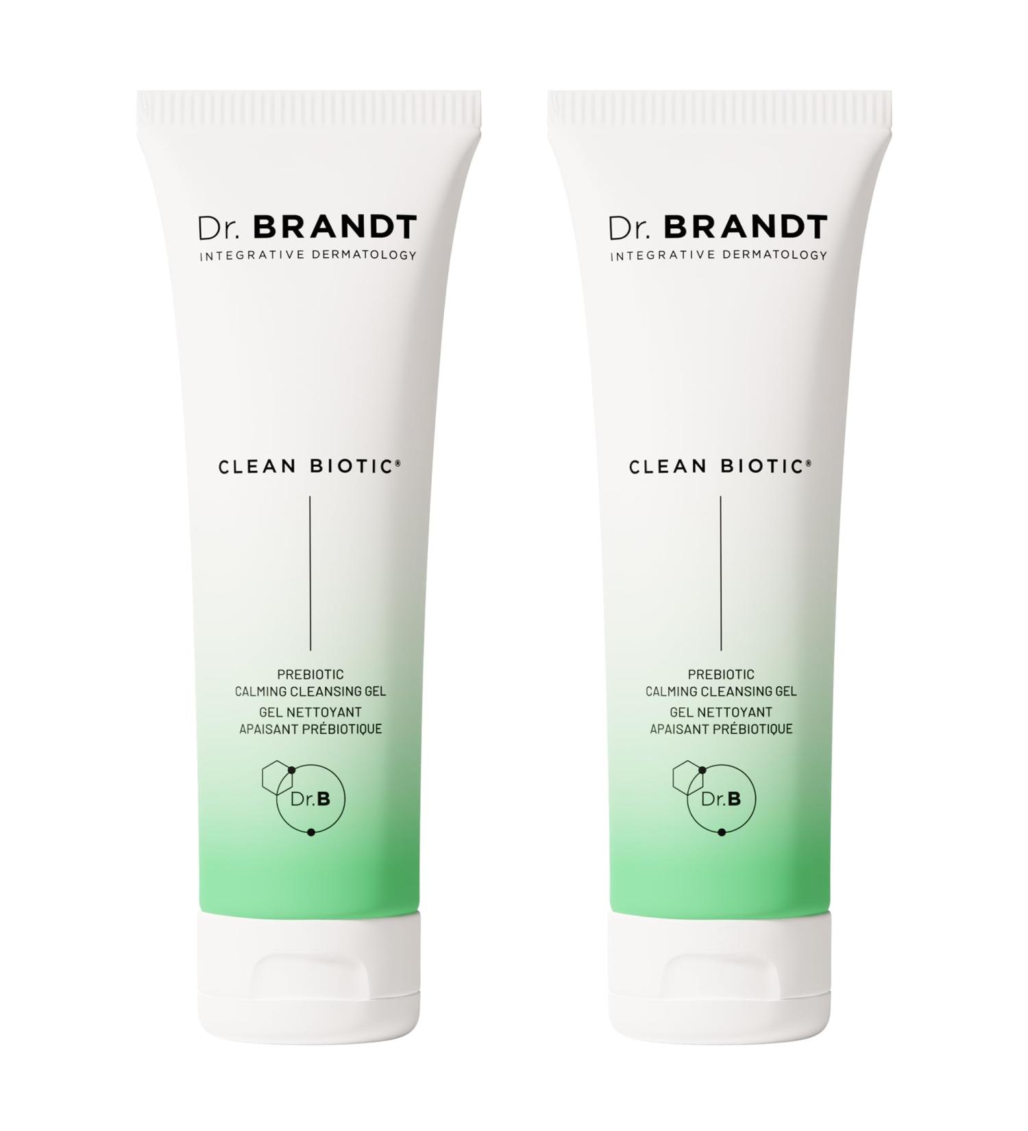 Dr. Brandt Clean Biotic - pH-Balancing Yogurt Cleanser - Melts Away Dirt Debris Pollution Makeup Sunscreen & Excess Oil - 3.5 fl oz Pack of 2 - Buy Online on GoSupps.com