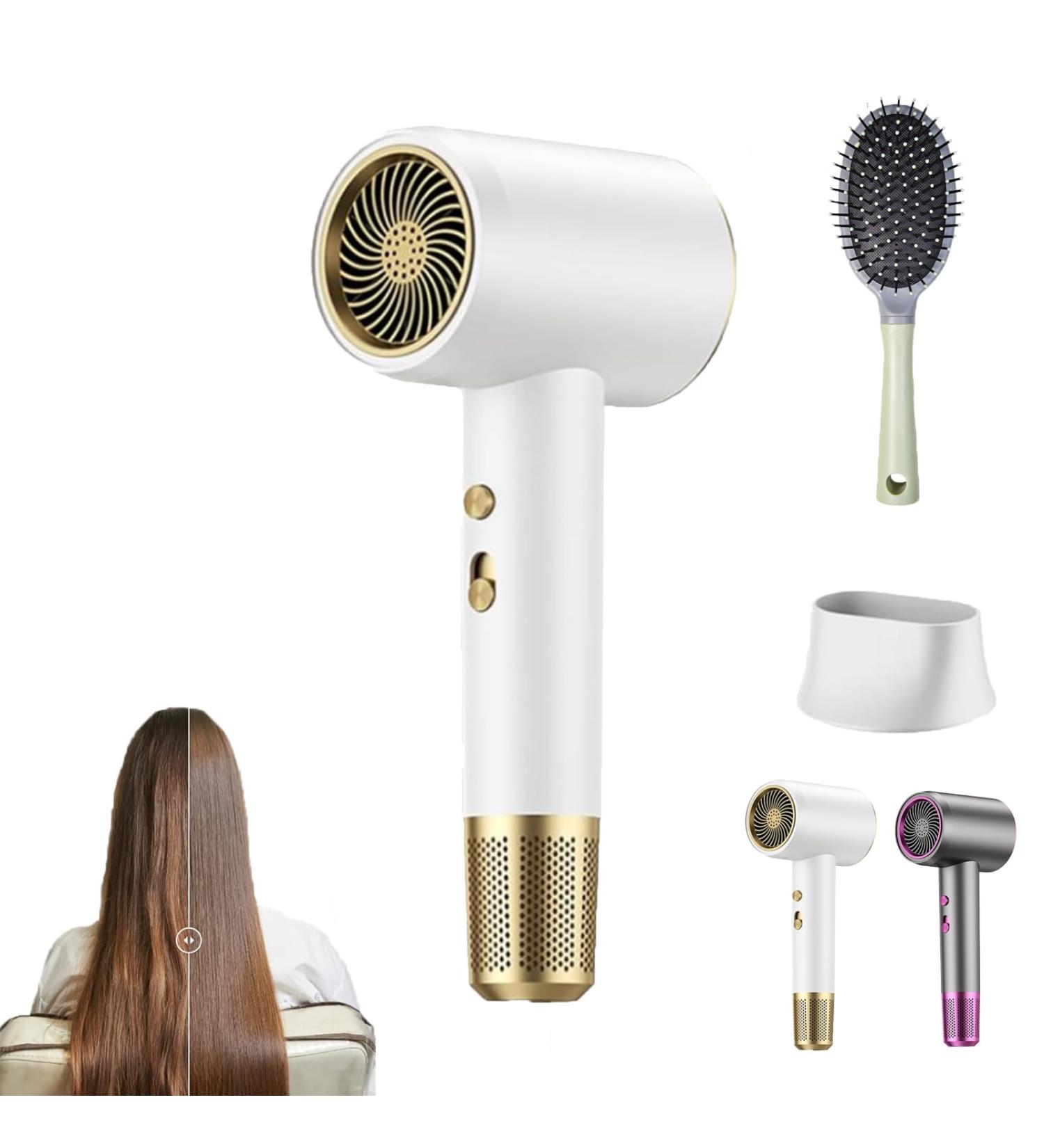 Numoya Hair Dryer Numoya Jetspeed Hair Dryer Numoya Highspeed Dryer for Travel Low Noise Blow Dryer for Home Travel Blow Dryer with Diffuser for Curly Hair (White) - Buy Online on GoSupps.com