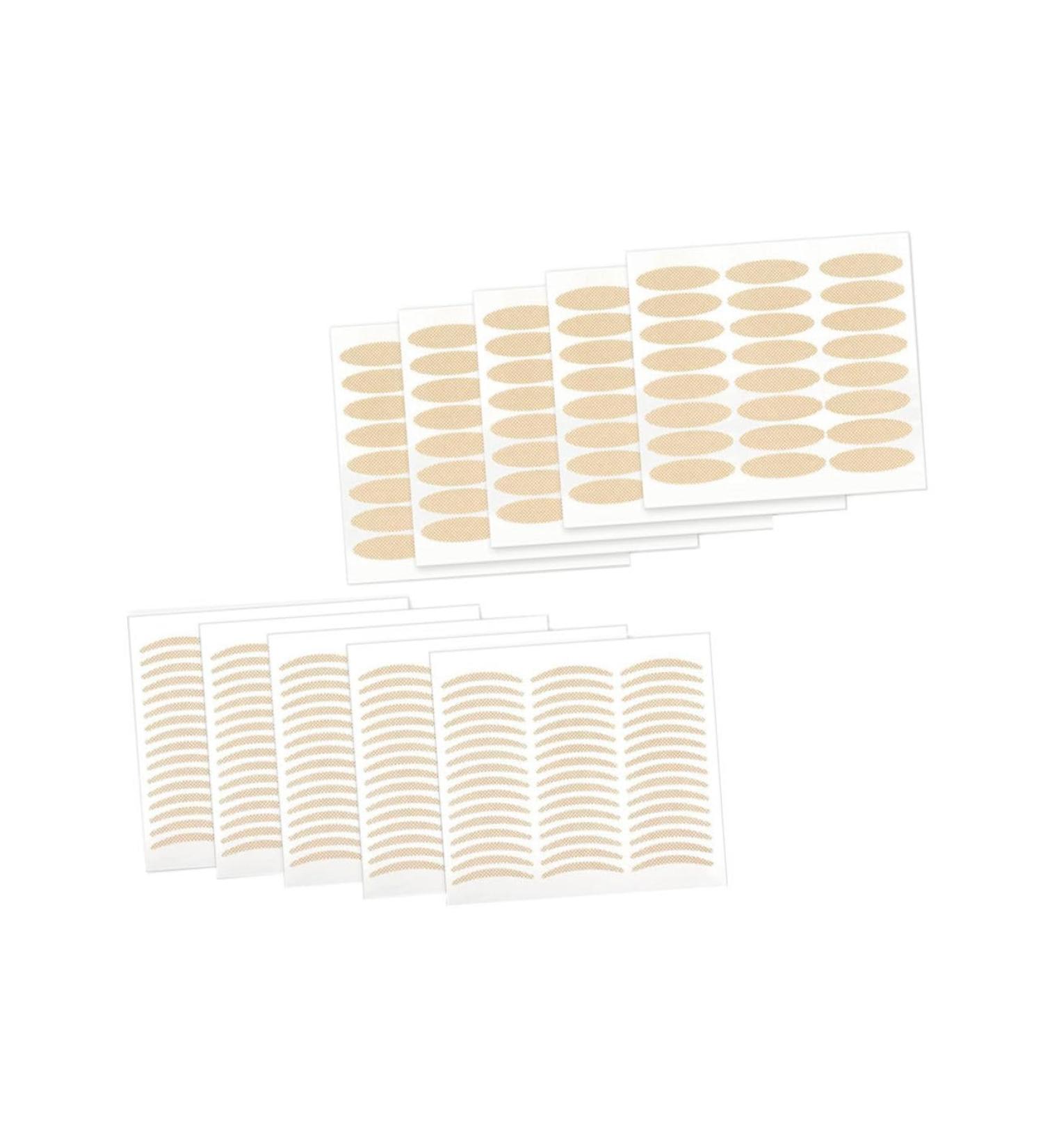 Angoily 40 Sheets Lace Double Eyelid Sticker Invisible Double Eyelid Sided Sticky Double Eyelid Decals Girl - Buy Online on GoSupps.com