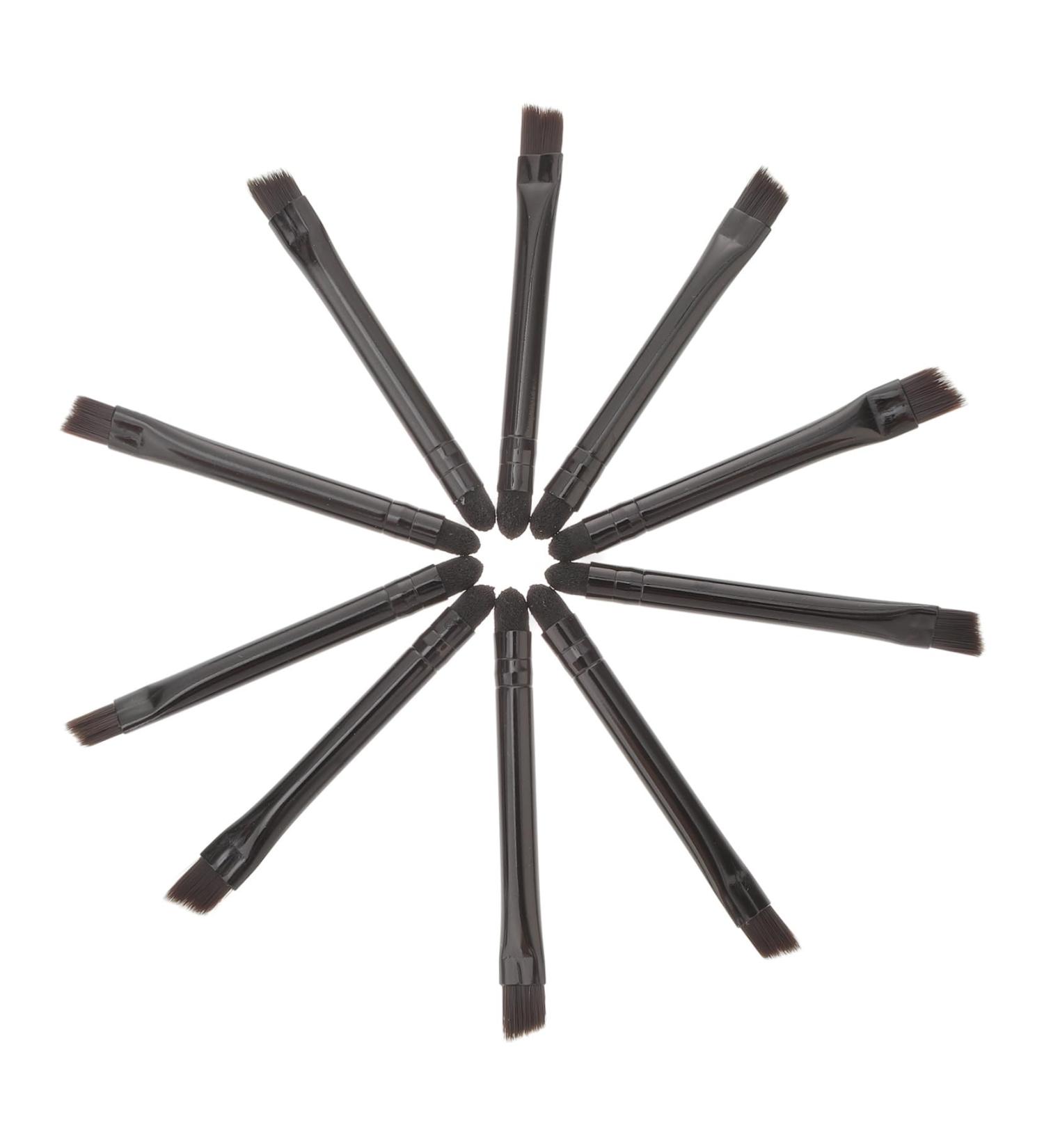 Mikinona Double Ended Makeup Brush 10 Pcs Eye Shadow Brush Sponge Makeup Applicator Foundation Sponge Makeup Brush Makeup Tools - Buy Online on GoSupps.com