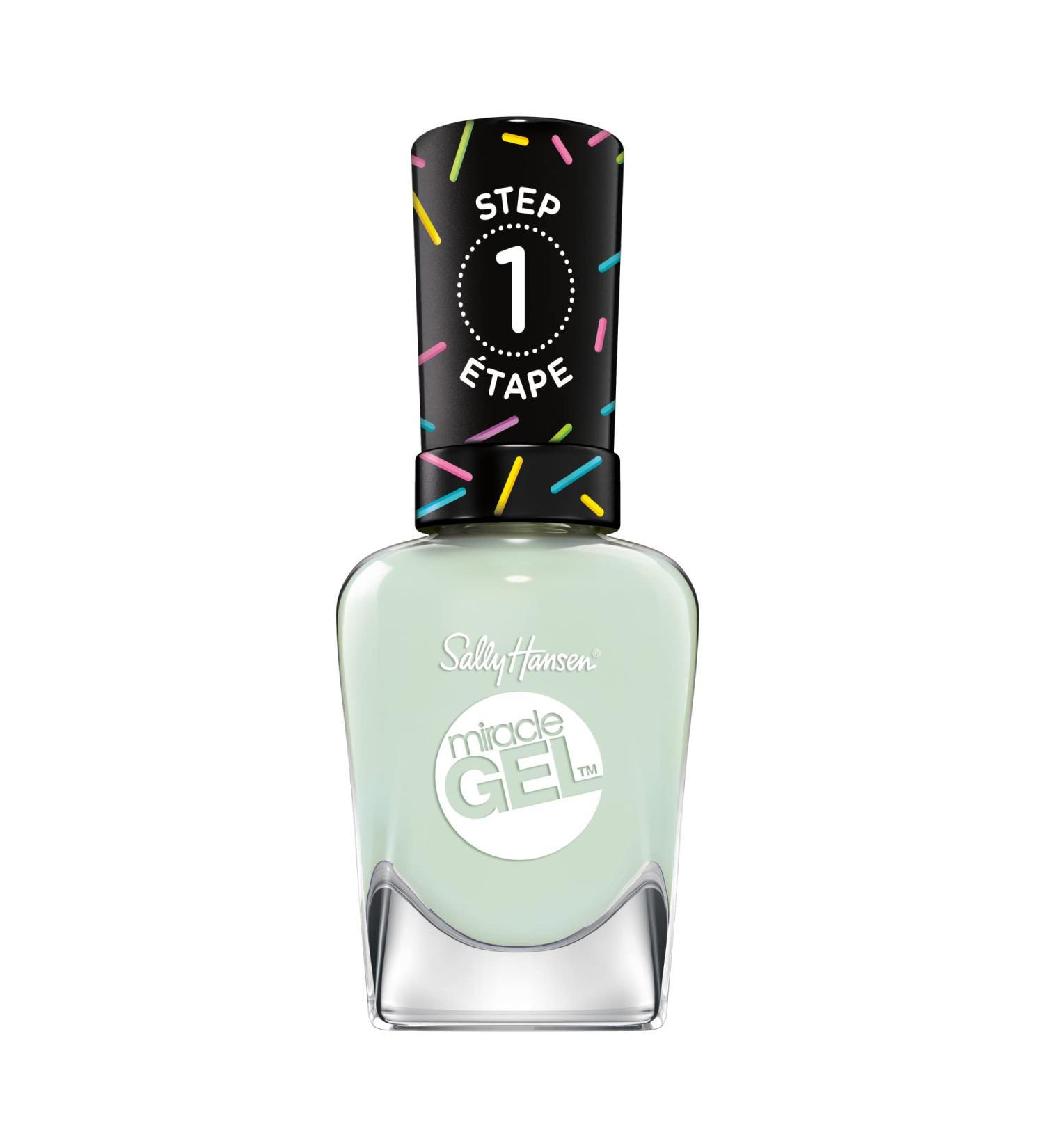 Sally Hansen Miracle Gel Donut Shop Collection Nail Polish - Mint Together 0.5 Fl Oz - Buy Online on GoSupps.com