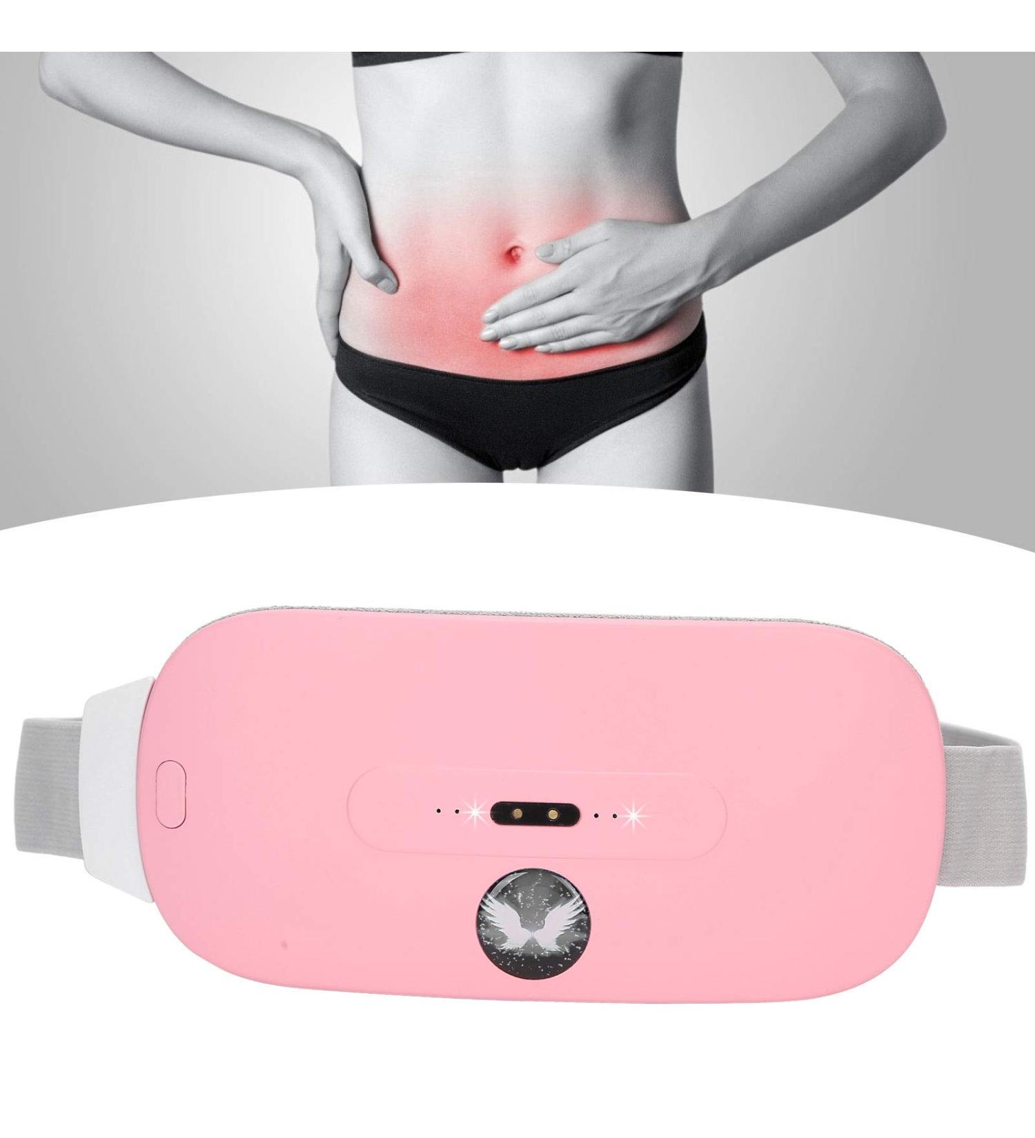 Portable Wireless Heating Pillow for Cramps | Warm Uterine Belt - Fast Heating 3 Heat Levels & Vibration Massage - Menstrual Relief for Women & Girls - Buy Online on GoSupps.com