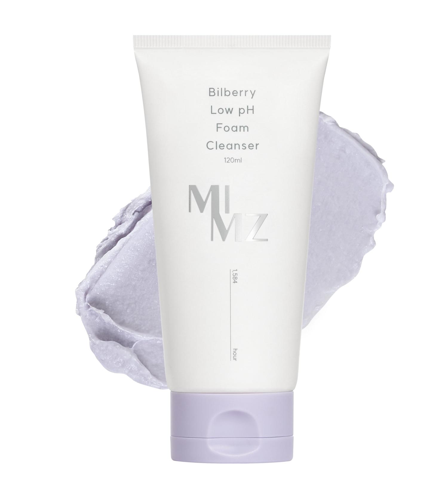 MIMZ Bilberry Low pH Foam Cleanser 120ml | Gentle Skincare for All Skin Types - International Shipping Available - Buy Online on GoSupps.com