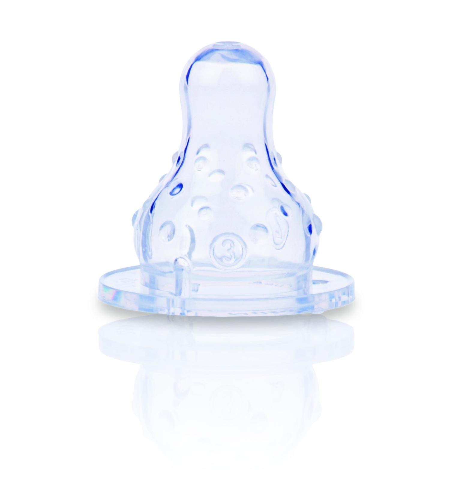 Nuby 2-Pack Three Flow Standard Neck Nipples - 2 Count | Buy Online - Buy Online on GoSupps.com