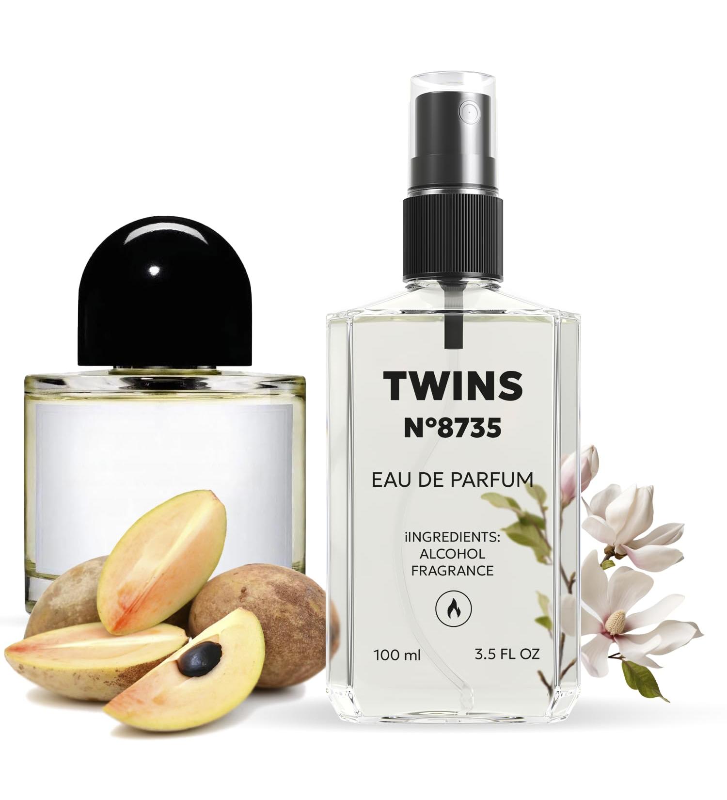 TWINS Impression of Mojave Ghost | Unisex Perfume for Women and Men Eau de Parfum | No.8735 | 3.4 Fl Oz / 100 ml Byredo Mojave Ghost Impression - Buy Online on GoSupps.com