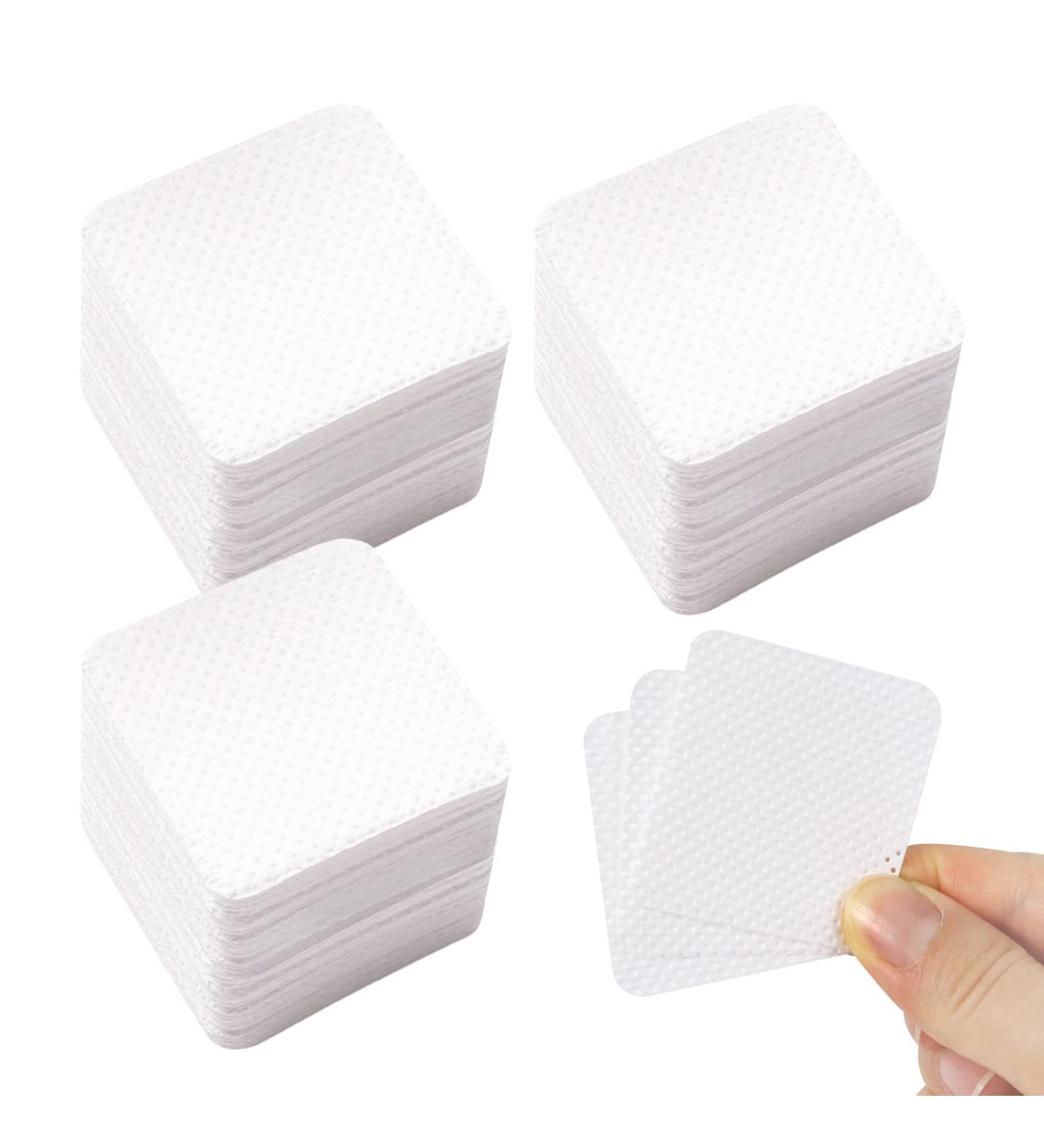 Qufiiry 300 Lint-Free Nail Towels & Wipes - Perfect for Gel Nail Polish Remover | High-Quality Cotton Pads for Ultimate Clean - Buy Online on GoSupps.com