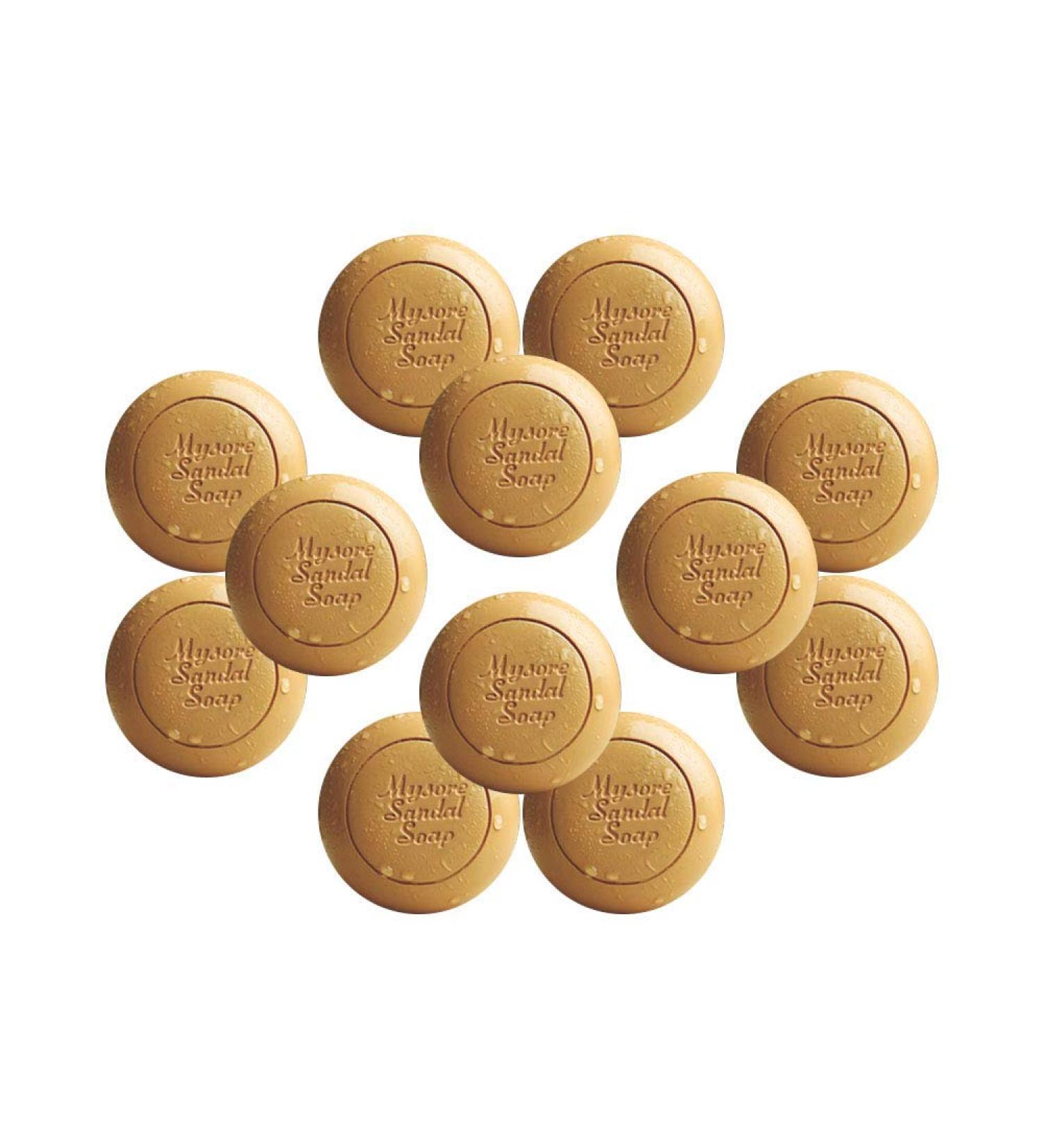  Mysore Sandal Mysore Sandal Set of 12 wooden soaps 150g - Buy Online on GoSupps.com