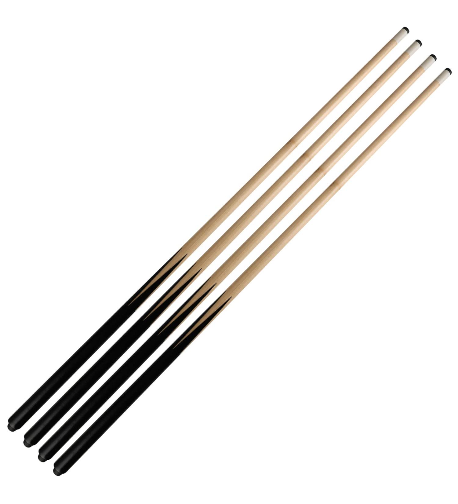 Kids Pool Cue Sticks Set - 36 One Piece & 42 2-Piece Billiards Cue Sticks - 12mm Cue Tip - Set of 4 & Set of 2 - Buy Online on GoSupps.com