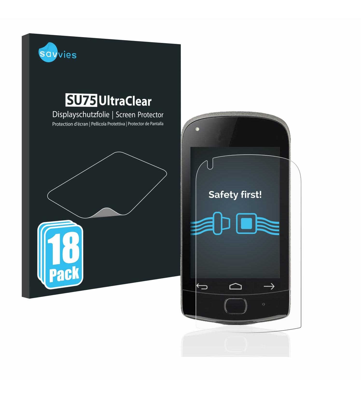 Buy Savvies 18 Pack Ultra-Transparent Screen Protectors for Roche Accu-Chek Solo - International Shipping Available - Buy Online on GoSupps.com