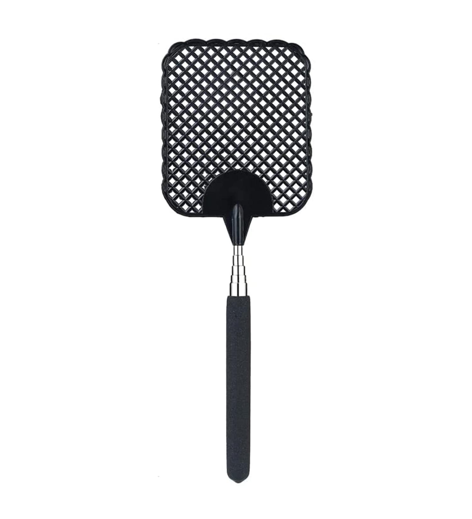 Olakin Extendable Fly Swatter - Insect Pest Control Tool for Flies & Mosquitoes (Black) | International Shipping Available - Buy Online on GoSupps.com
