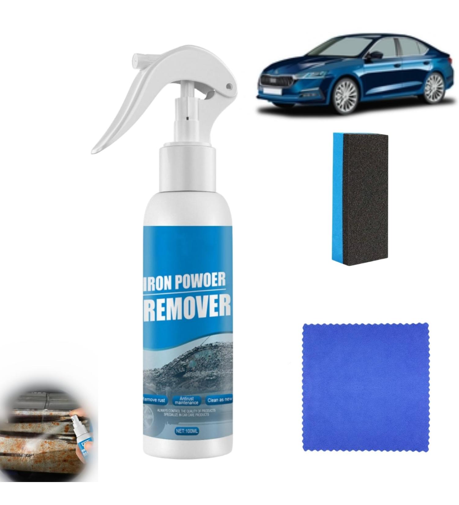 Cohbskj Multifunctional Rust Removal Spray Car Rust Removal Spray Iron Powder Remover For Car Car Maintenance Powder Spray Rust Remover Iron Cleaning (1PCS-100ml) - Buy Online on GoSupps.com