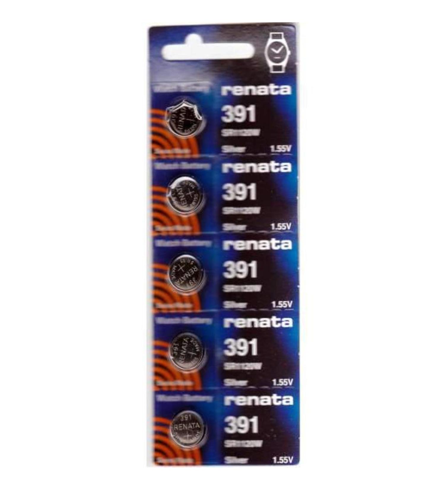 #391 Renata Watch Batteries 5Pcs