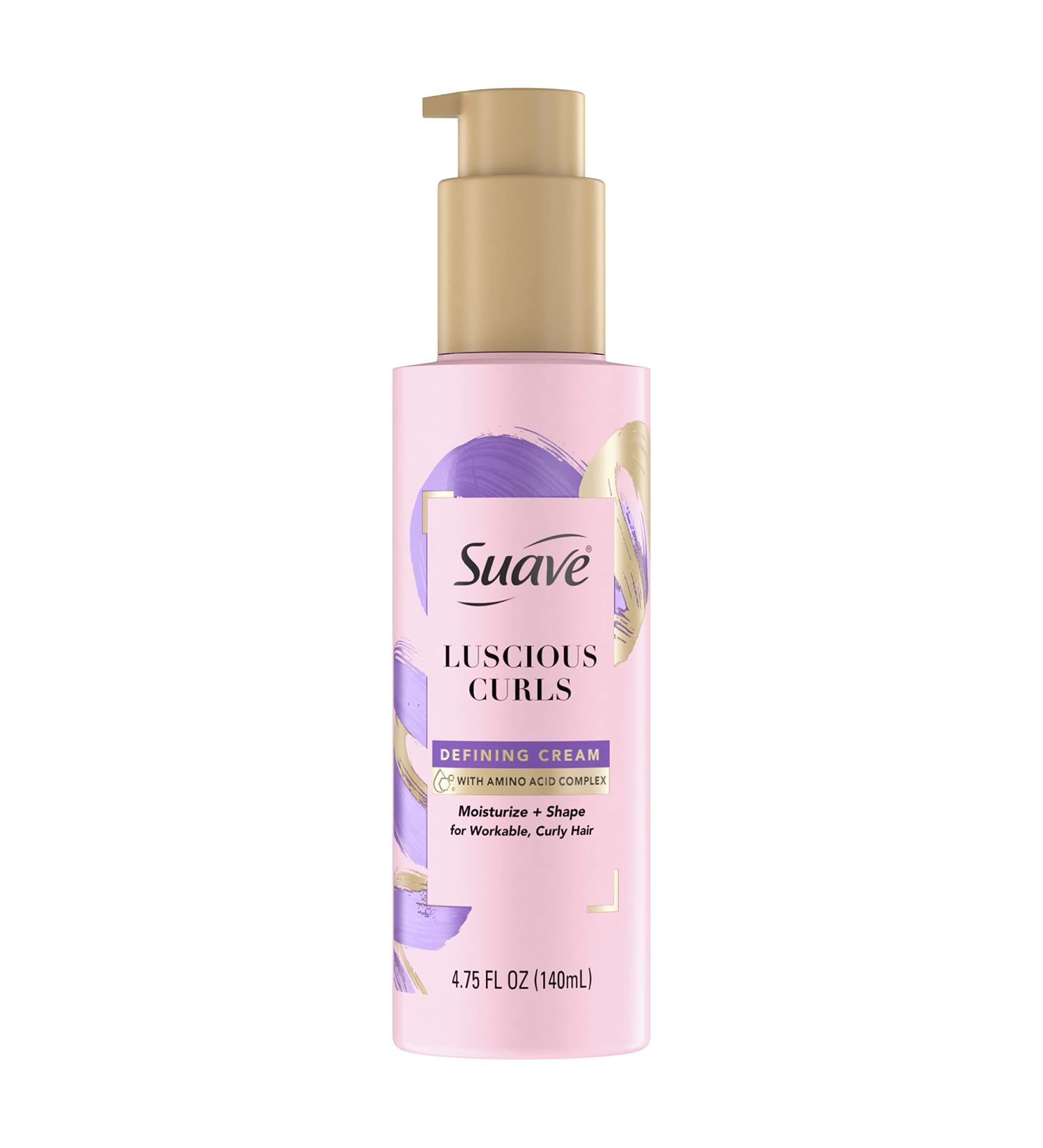 Suave Pink Luscious Curls Styling Cream - Curl Defining Cream 4.75 oz - Buy Online on GoSupps.com