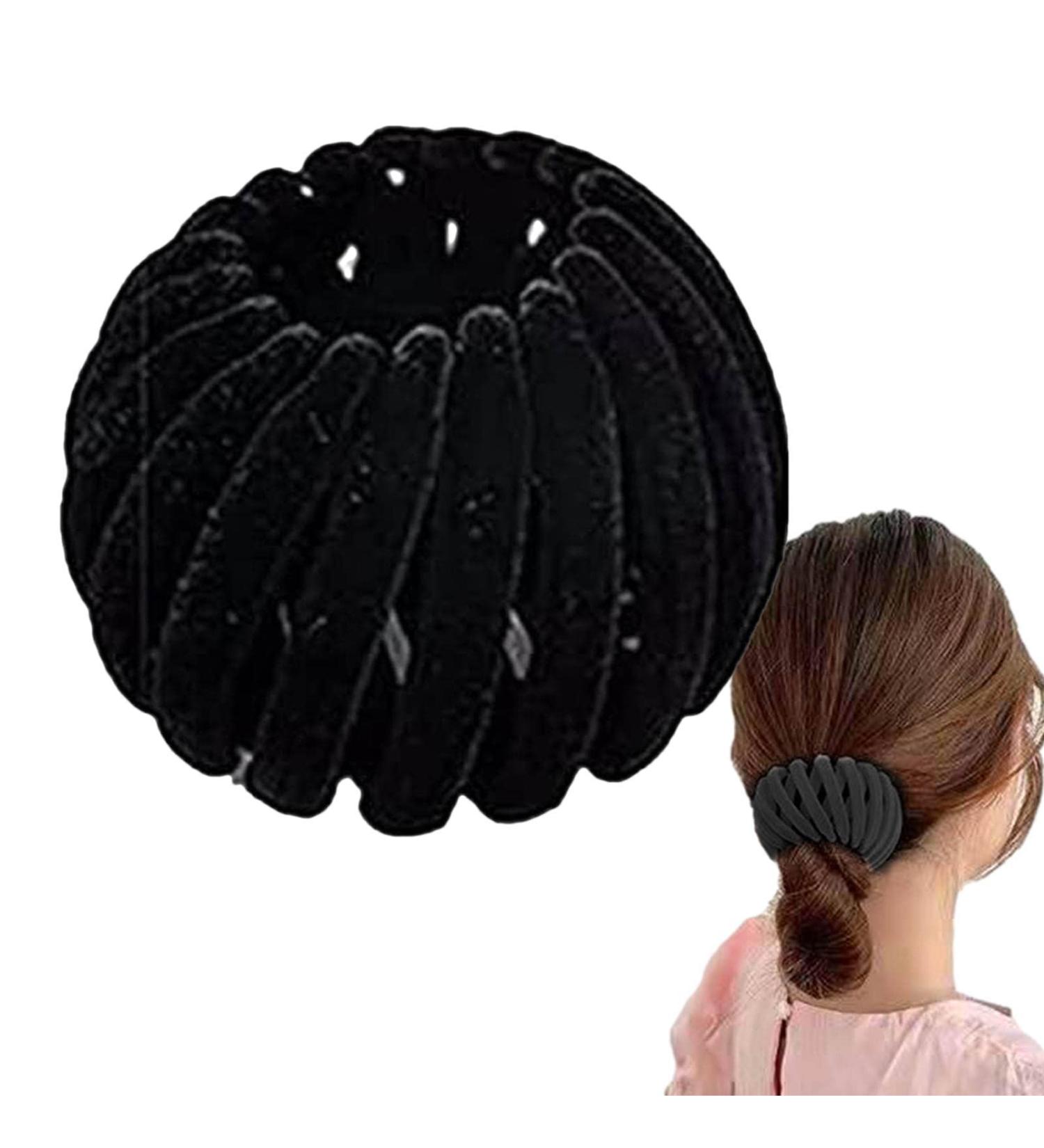 Zabernim Birds Nest Magic Hair Clip 1/7 Hair Clips for Women Lazy Birds Nest Plate Hairpin Hair Holder Zabernim Hair Clip Bun Accessories for Women Girls Black - Buy Online on GoSupps.com