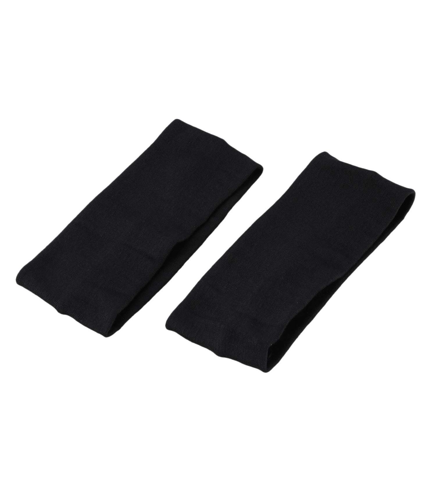 2 Pcs Women Cotton Hairbands - Stylish Sweat-Resistant Headbands for Ladies | Black Hair Accessories - Buy Online on GoSupps.com