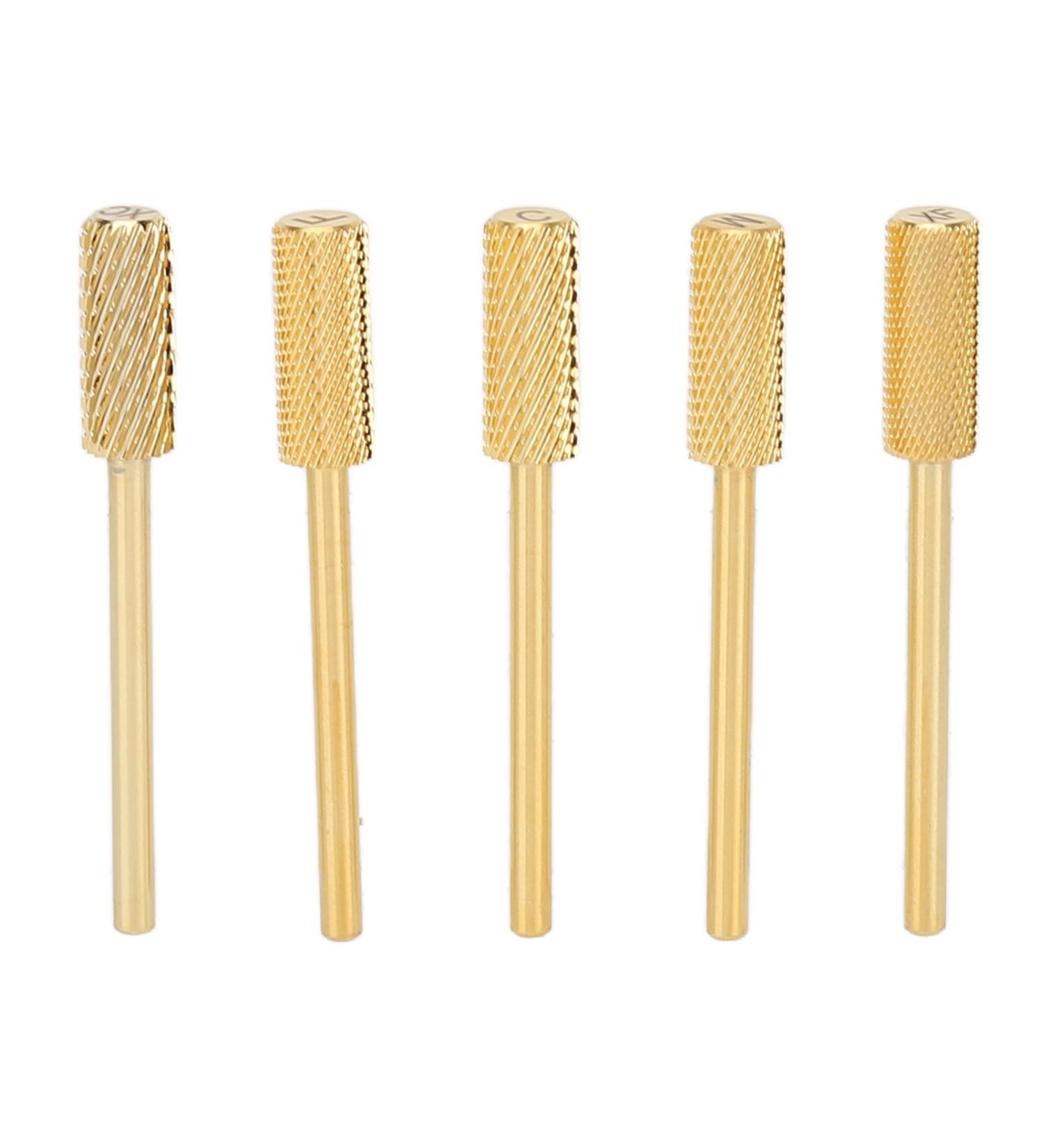 Nail Grinding Barrel Bits Durable 5 Pieces Nail Drill Barrel Bits Multifunctional Grinding Head for Nail Beginners for Home - Buy Online on GoSupps.com