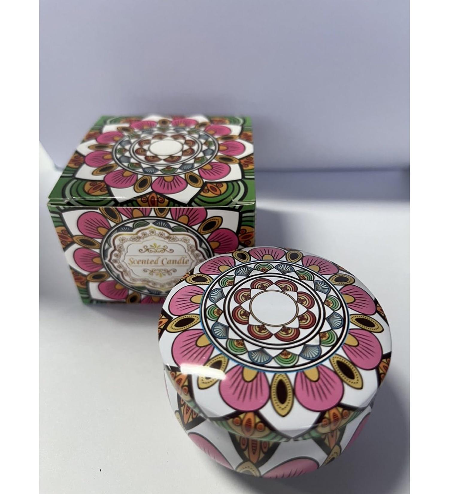 Scented Soy Candles for Home 4oz Jasmine Valentine Collection Masculine Scents