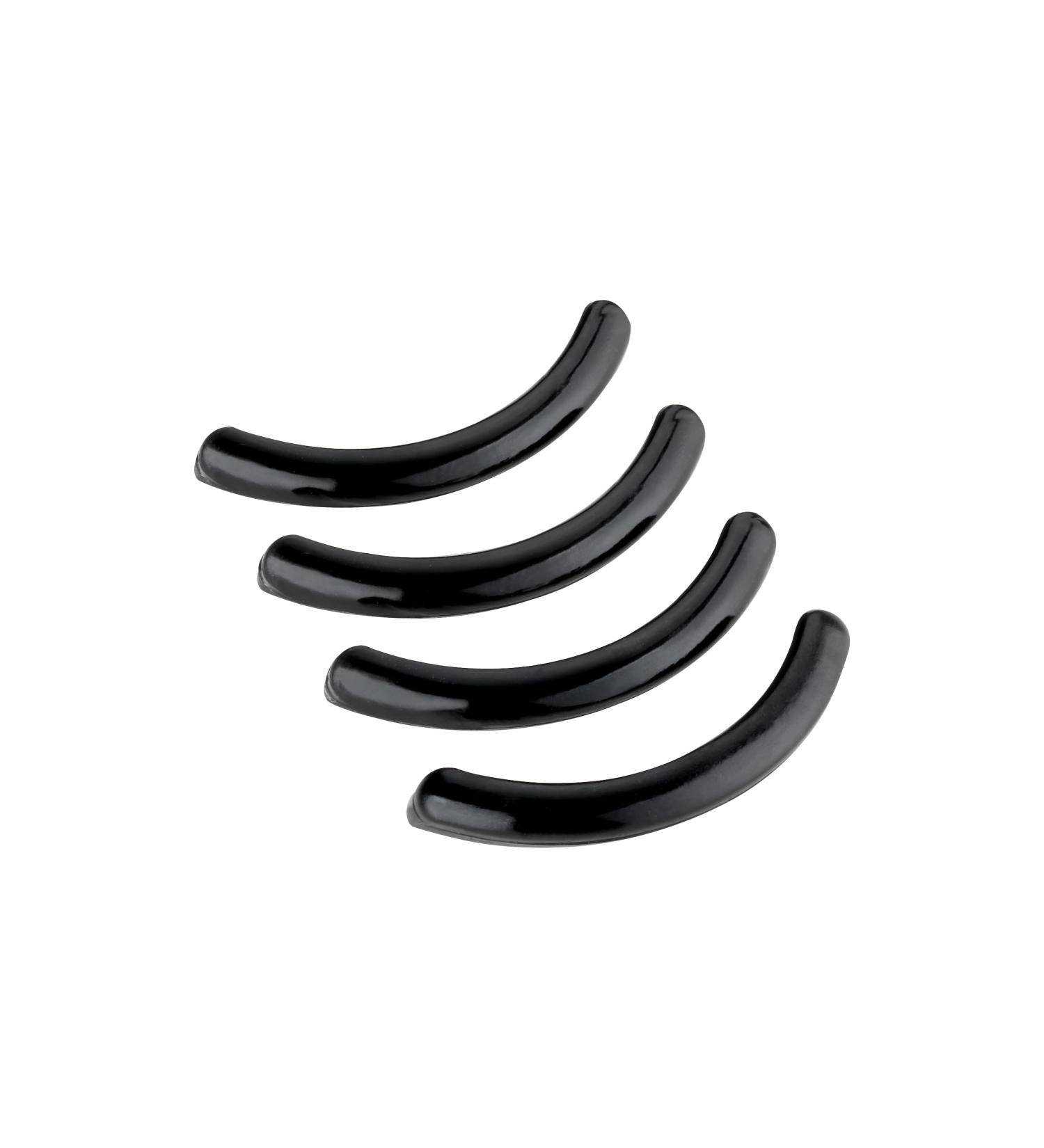 TWEEZERMAN Replacement Pads Replacement Rubbers for Eyelash Curler 4 Pack Black
