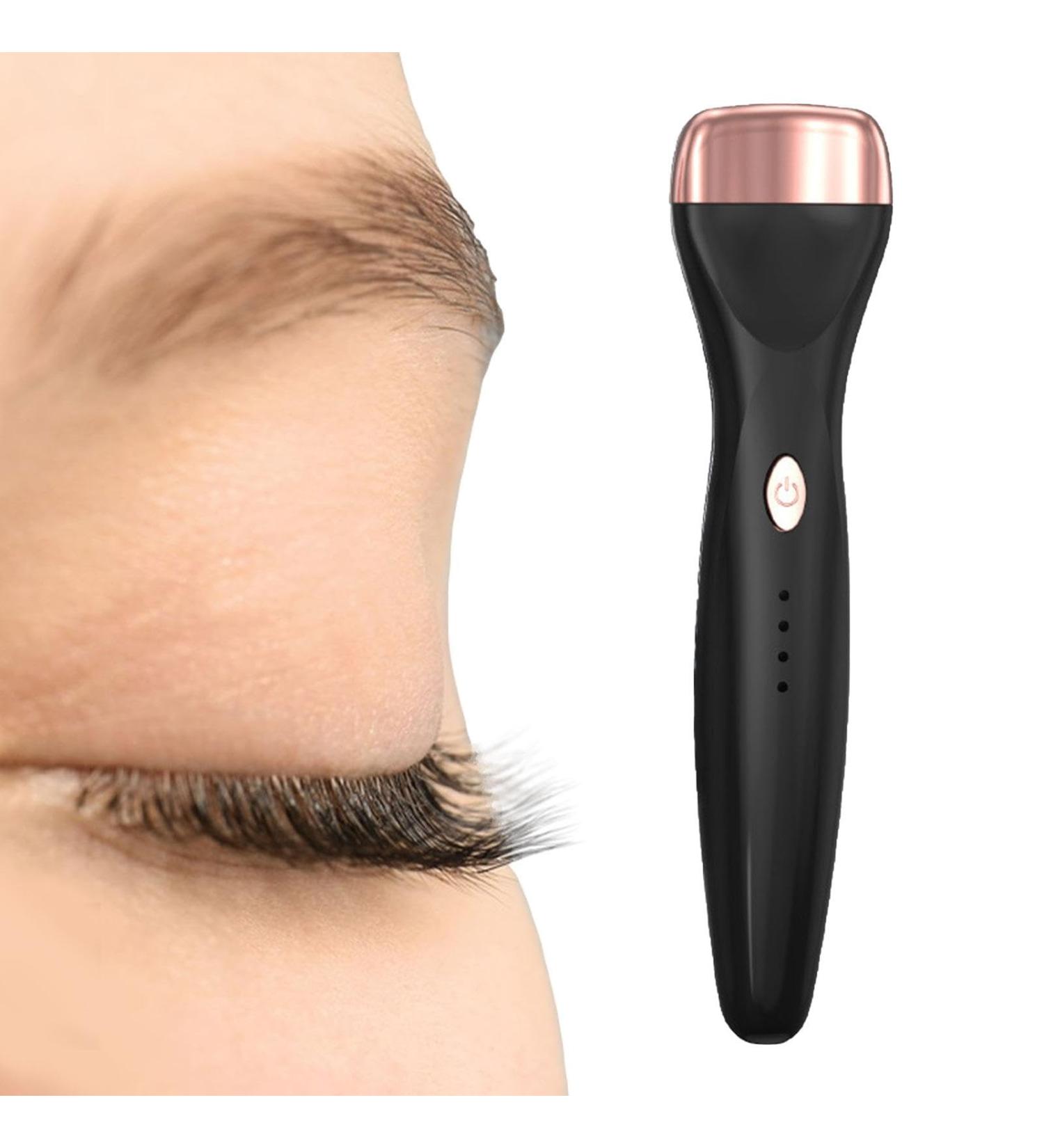 Heated Eyelash Curler USB Rechargeable Comb Eyelash Curlers 3 Temperature Settings Lash Curling Tool Rechargeable USB Eyelash Curling Tool Eyelash Curler with 3 Temperature Settings Black - Buy Online on GoSupps.com