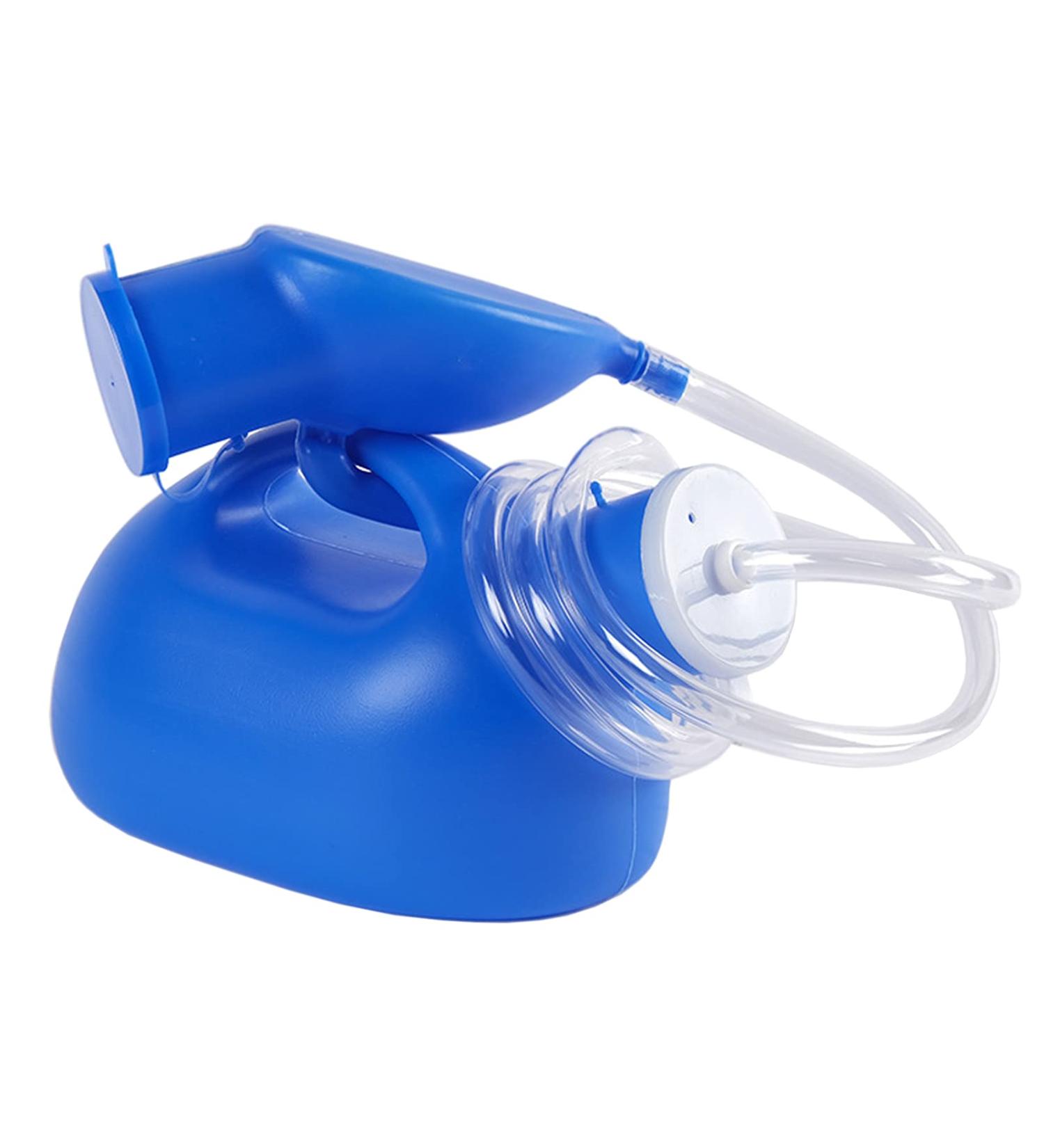 Male Urinal Bottle Men Reusable Pee Jug Male Urine Bottle 2000ml with Lid Portable - Buy Online on GoSupps.com