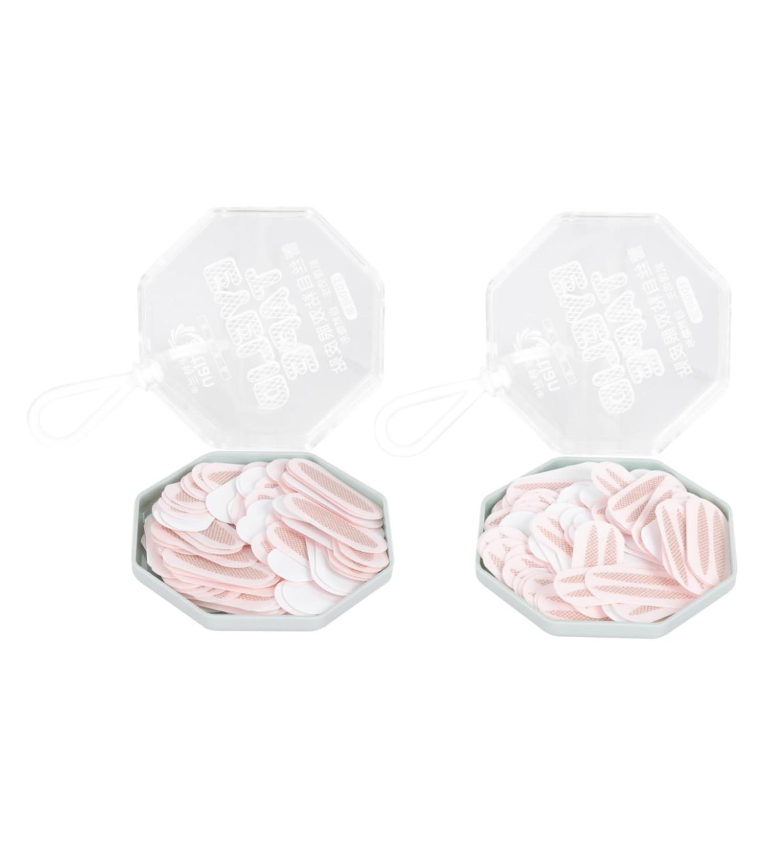 POPETPOP 200 pairs Lid Makeup Double-eyelid Shadow Eye Breath Natural Double Strips Sided Invisible Side 1 count (Pack of 1) Assorted Color - Buy Online on GoSupps.com